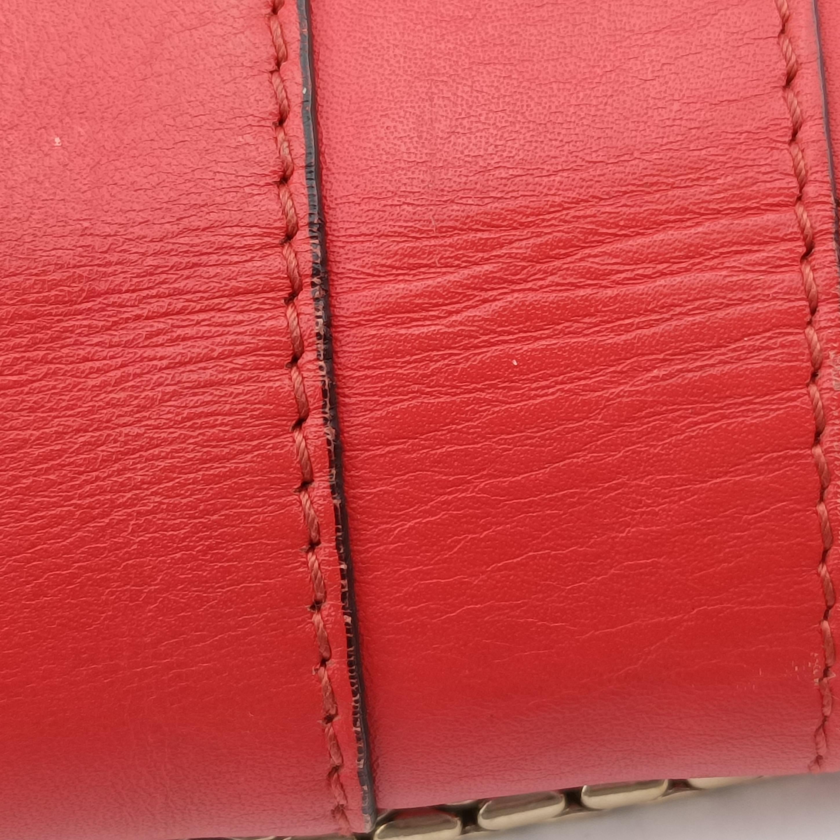 Secondhand Bvlgari Serpenti Forever Red leather  shoulderbag | stylenewstar