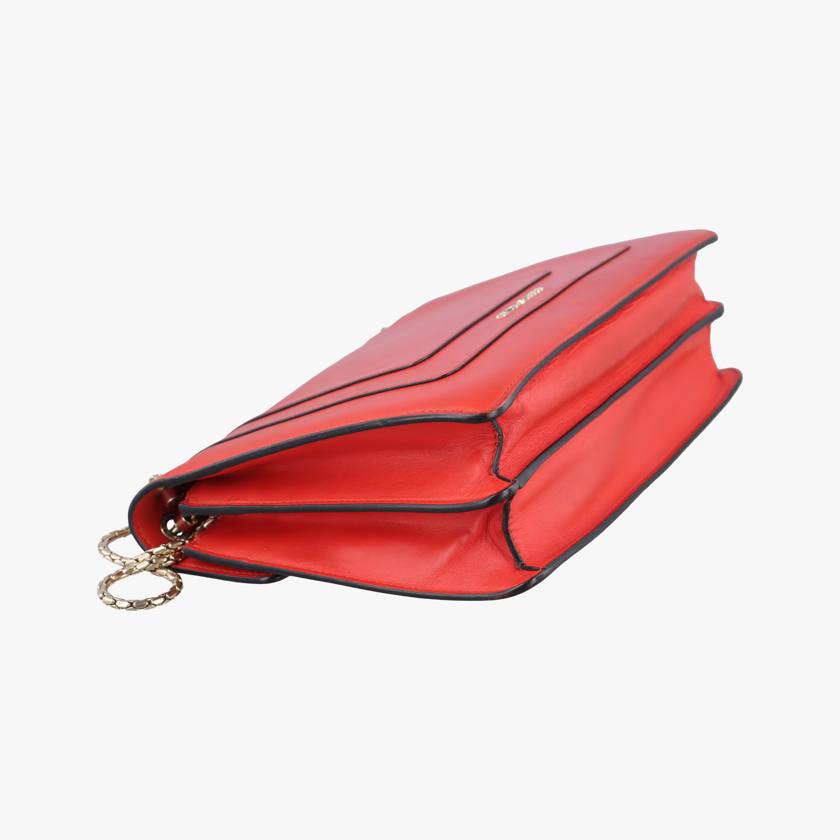 Secondhand Bvlgari Serpenti Forever Red leather  shoulderbag | stylenewstar