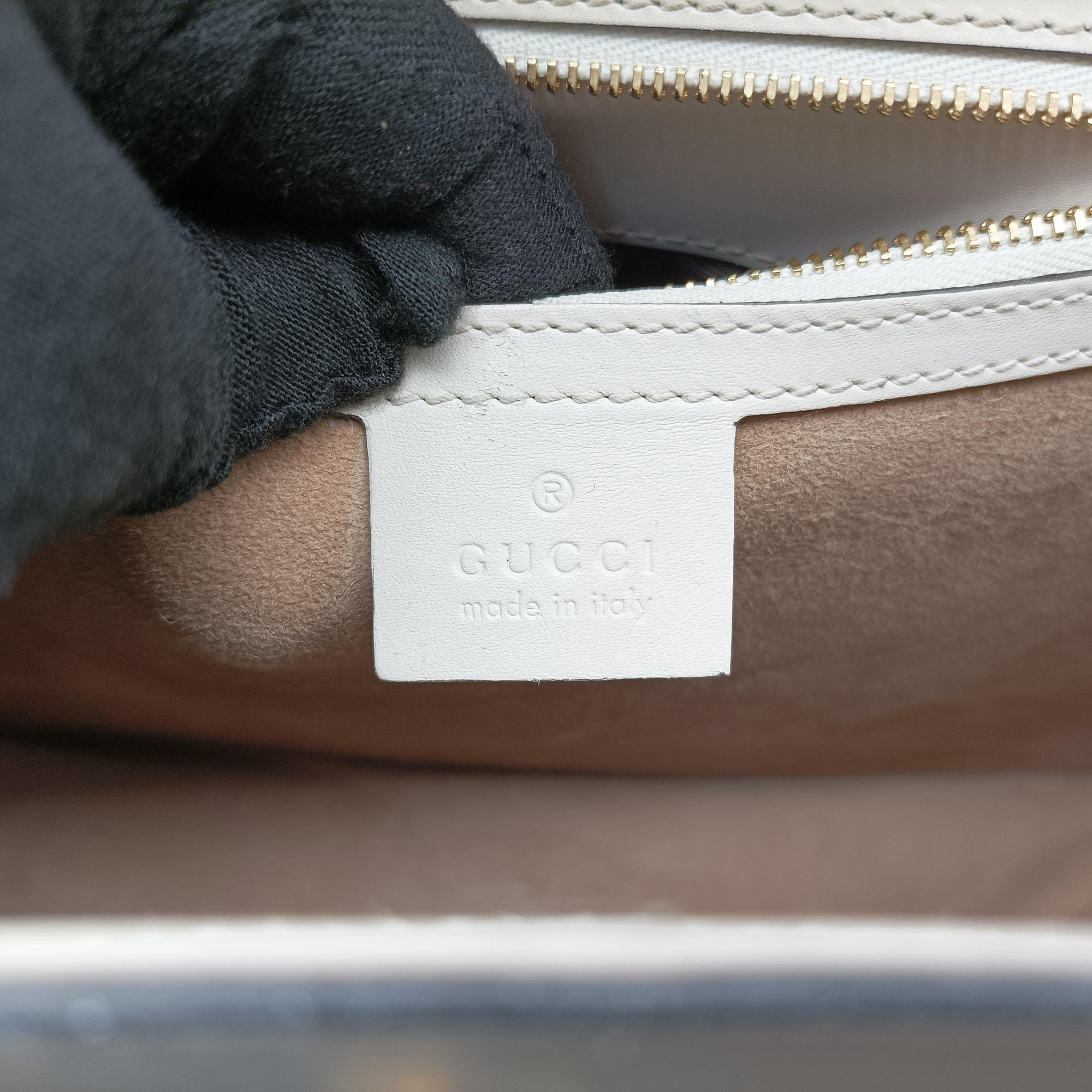 Secondhand Gucci Sylvie White×multicolor Leather 431665 shoulderbag | stylenewstar