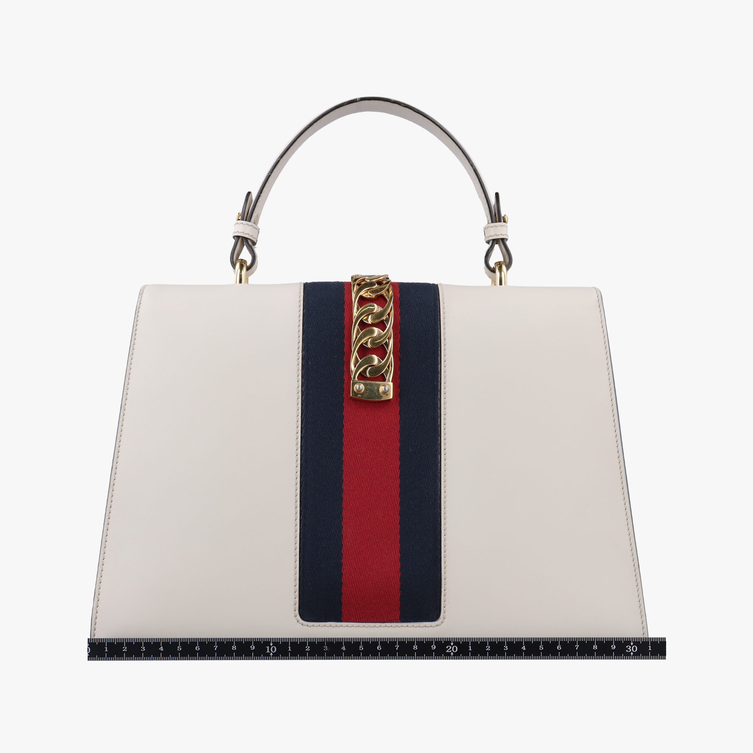 Secondhand Gucci Sylvie White×multicolor Leather 431665 shoulderbag | stylenewstar