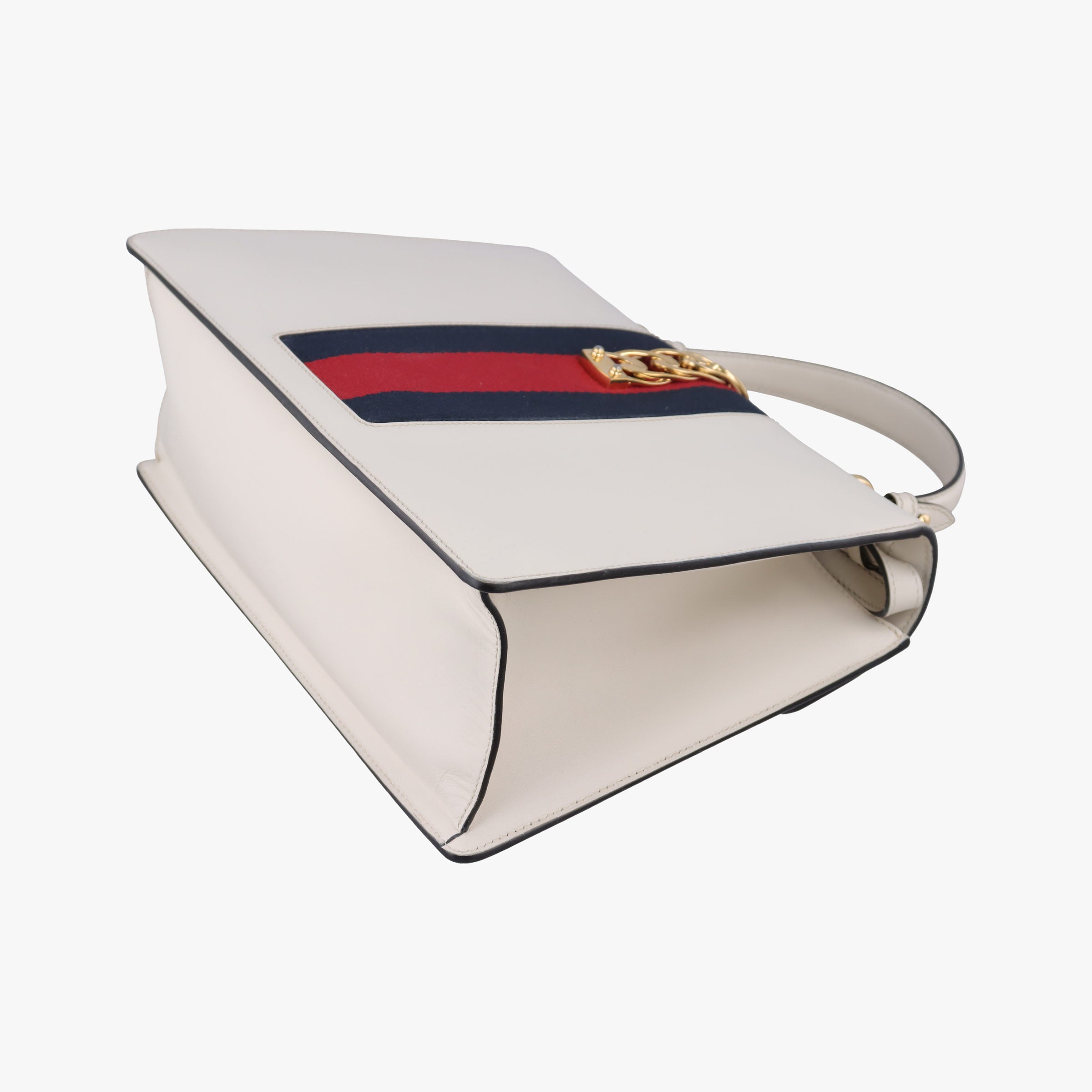 Secondhand Gucci Sylvie White×multicolor Leather 431665 shoulderbag | stylenewstar