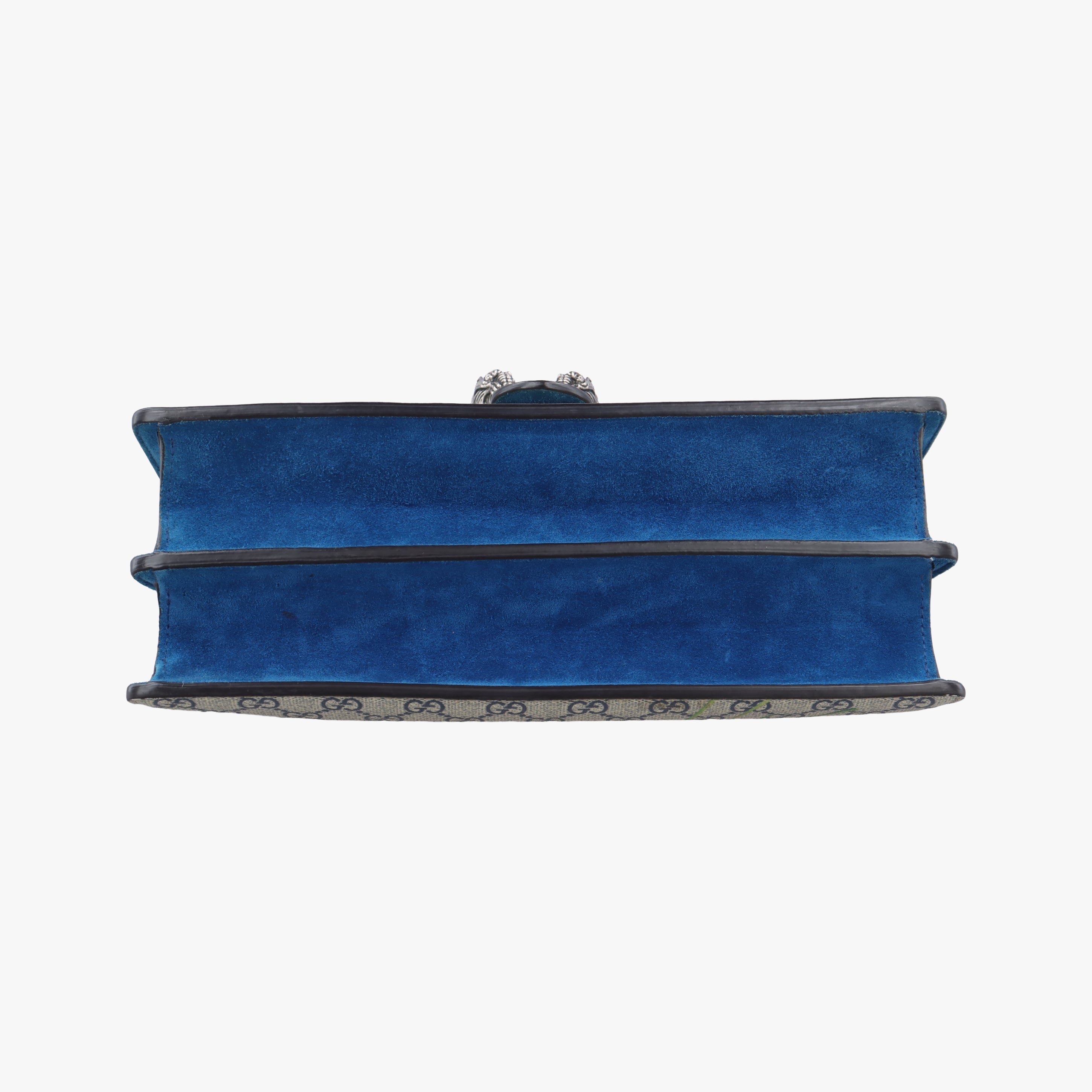 Pre-owned Gucci Dionysus beige×blue×multicolor PVC coated canvas 400235 shoulderbag | stylenewstar