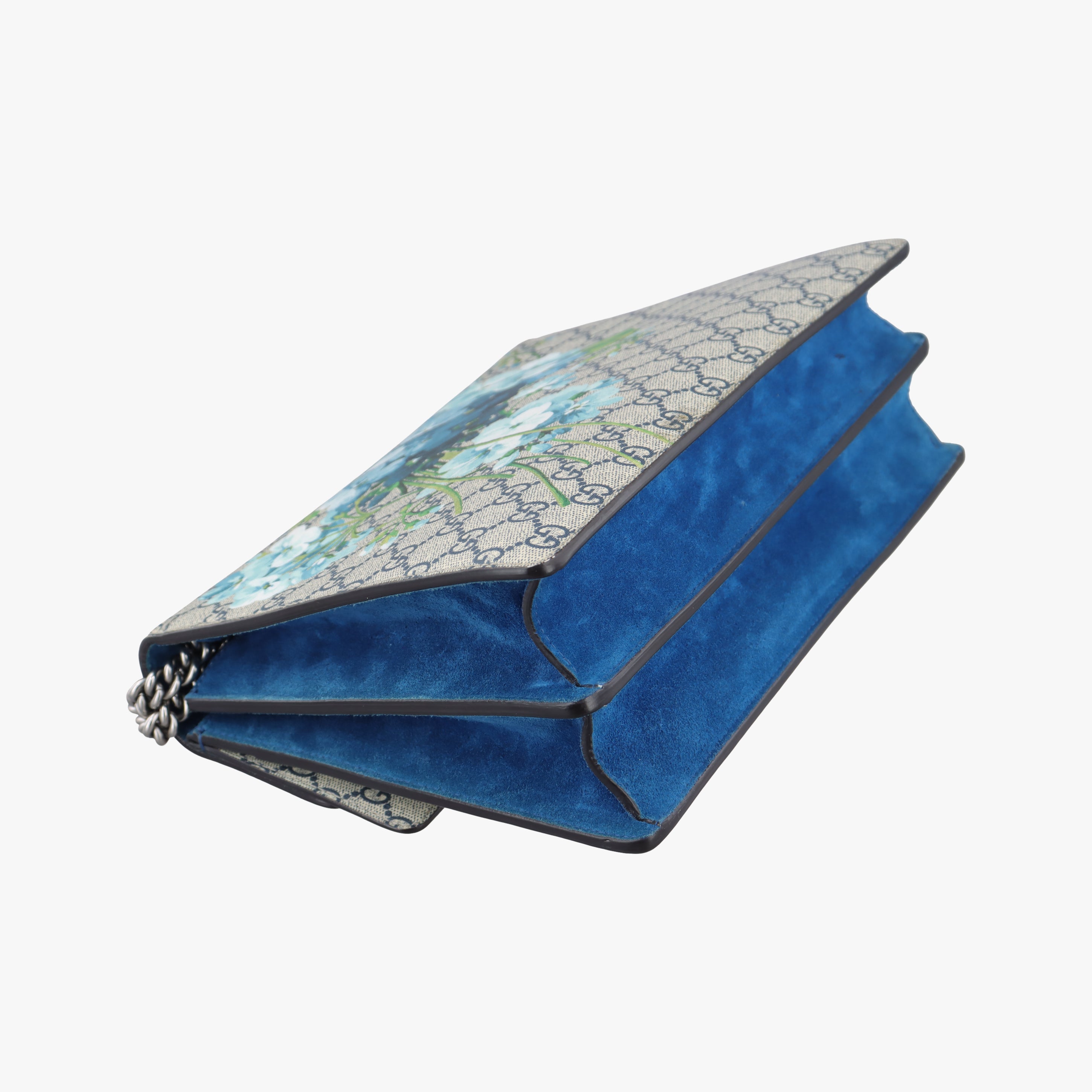 Pre-owned Gucci Dionysus beige×blue×multicolor PVC coated canvas 400235 shoulderbag | stylenewstar