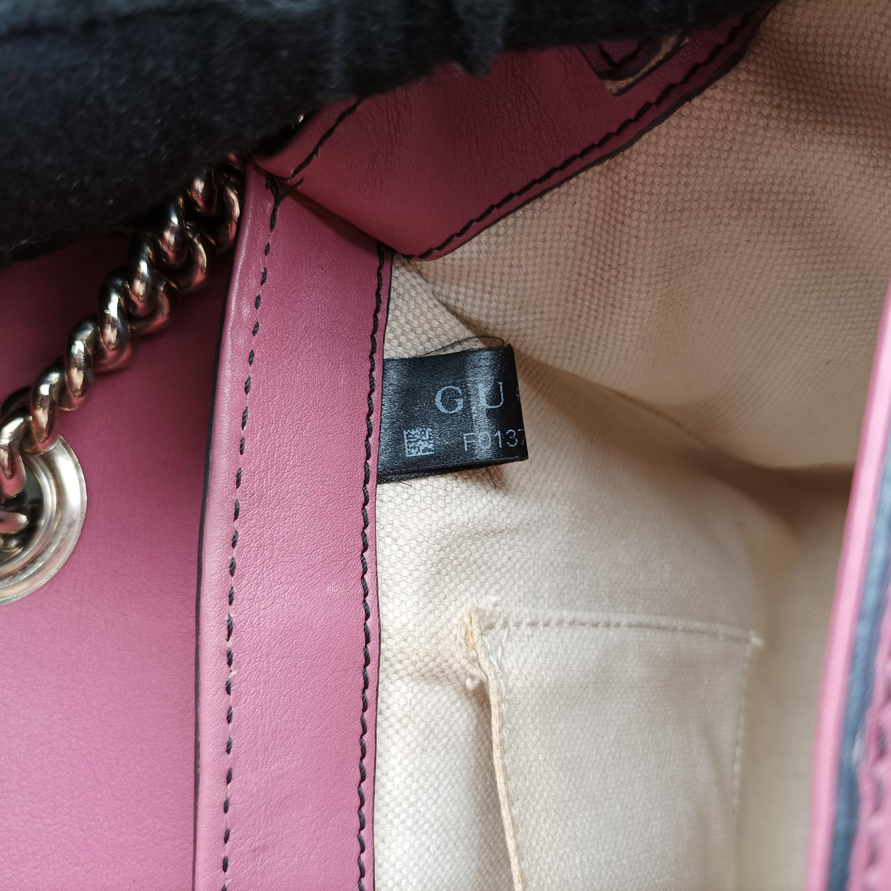 Pre-owned Gucci Emily Pink Leather 295402 shoulderbag | stylenewstar
