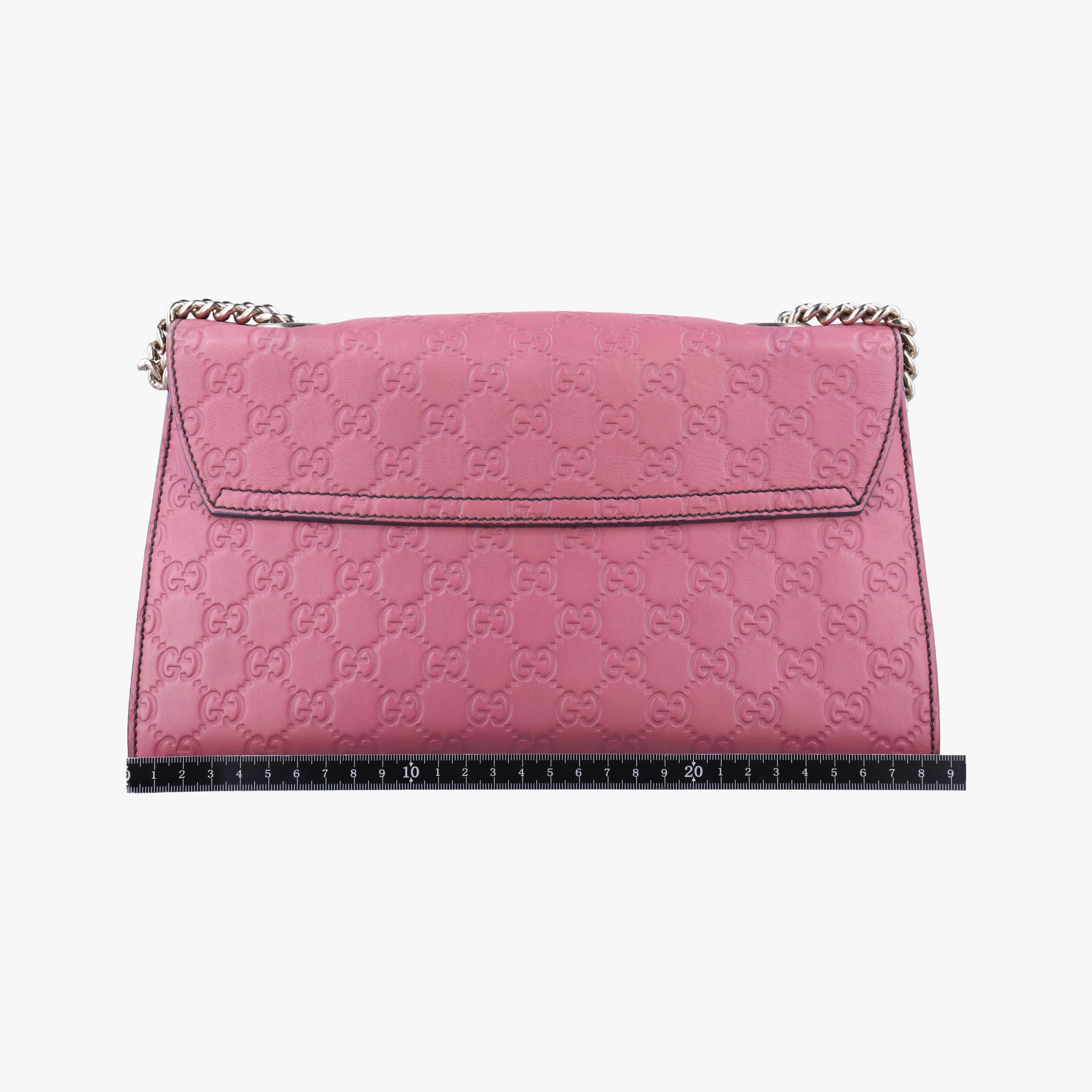 Pre-owned Gucci Emily Pink Leather 295402 shoulderbag | stylenewstar