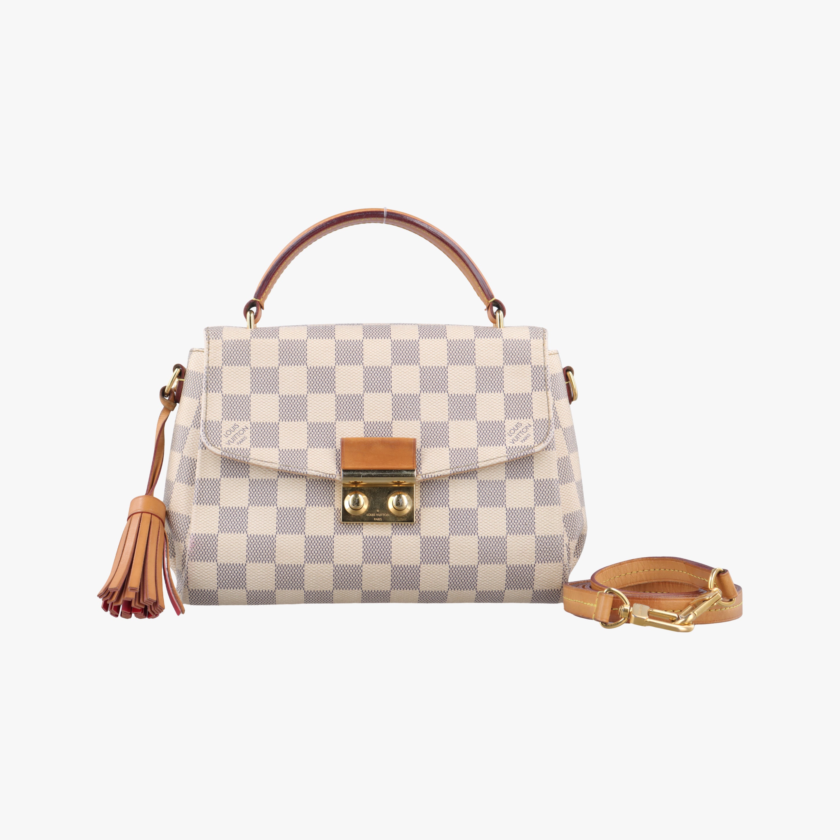Pre-owned Louis Vuitton CROISETTE Azur Damier Canvas N41581 shoulderbag | stylenewstar