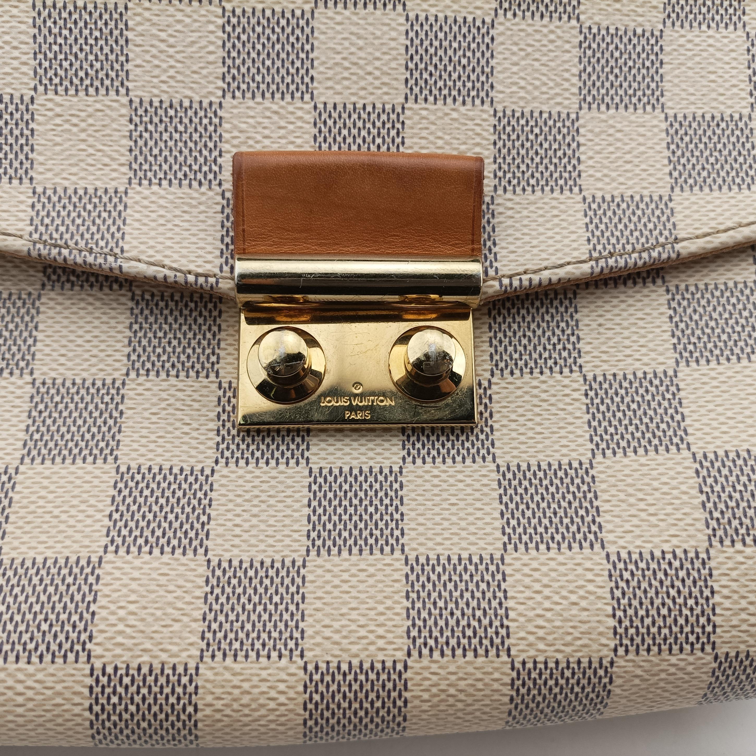Pre-owned Louis Vuitton CROISETTE Azur Damier Canvas N41581 shoulderbag | stylenewstar