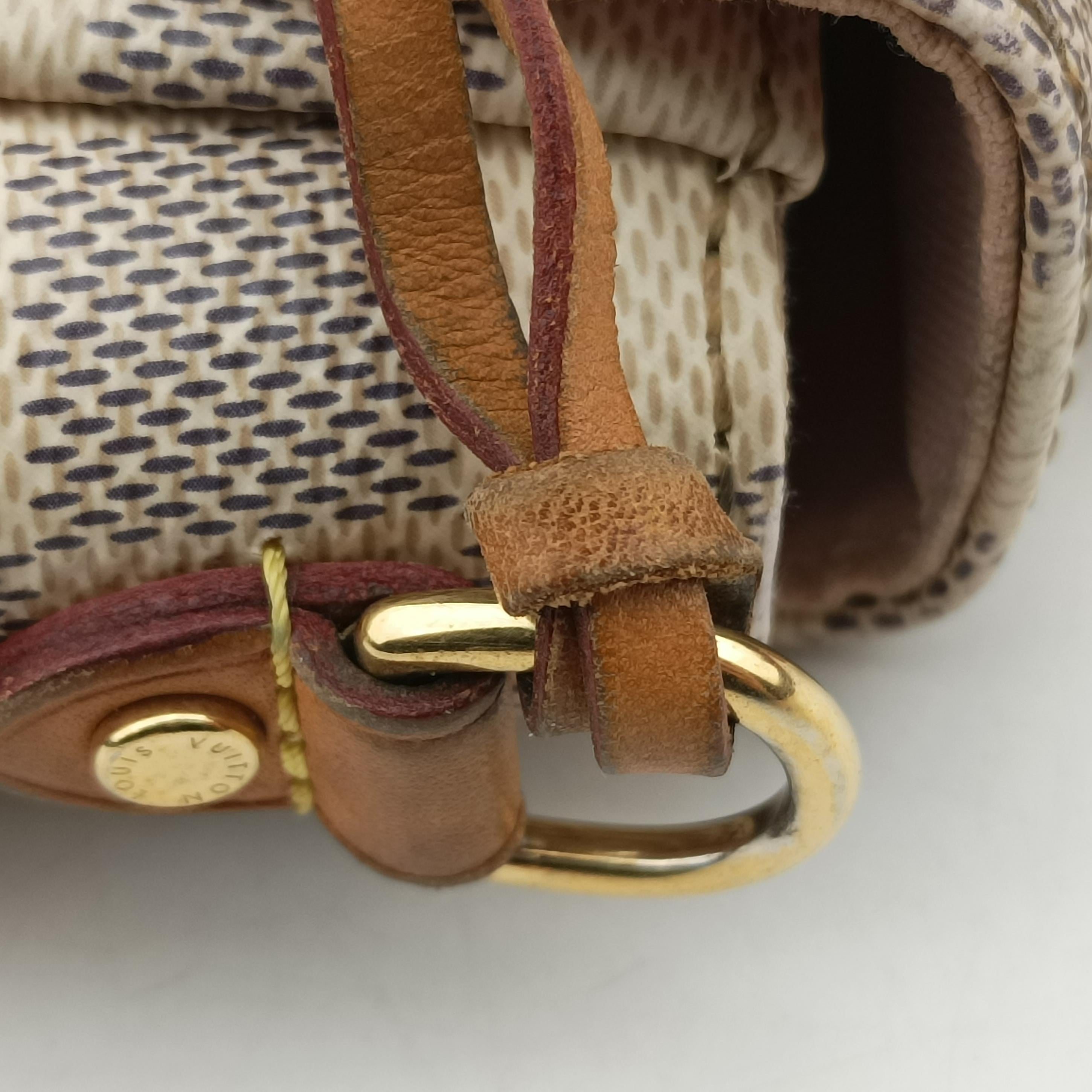 Pre-owned Louis Vuitton CROISETTE Azur Damier Canvas N41581 shoulderbag | stylenewstar