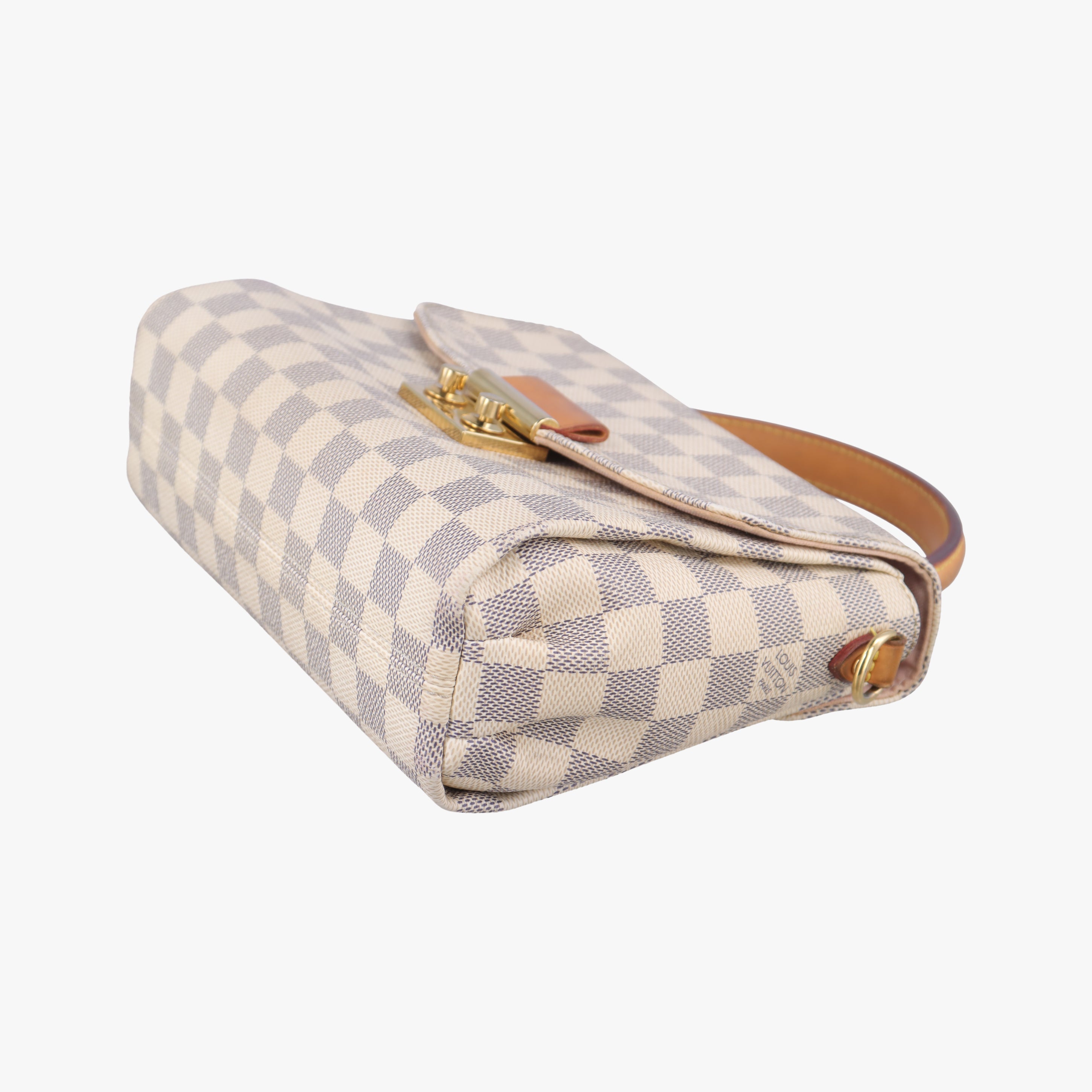 Pre-owned Louis Vuitton CROISETTE Azur Damier Canvas N41581 shoulderbag | stylenewstar