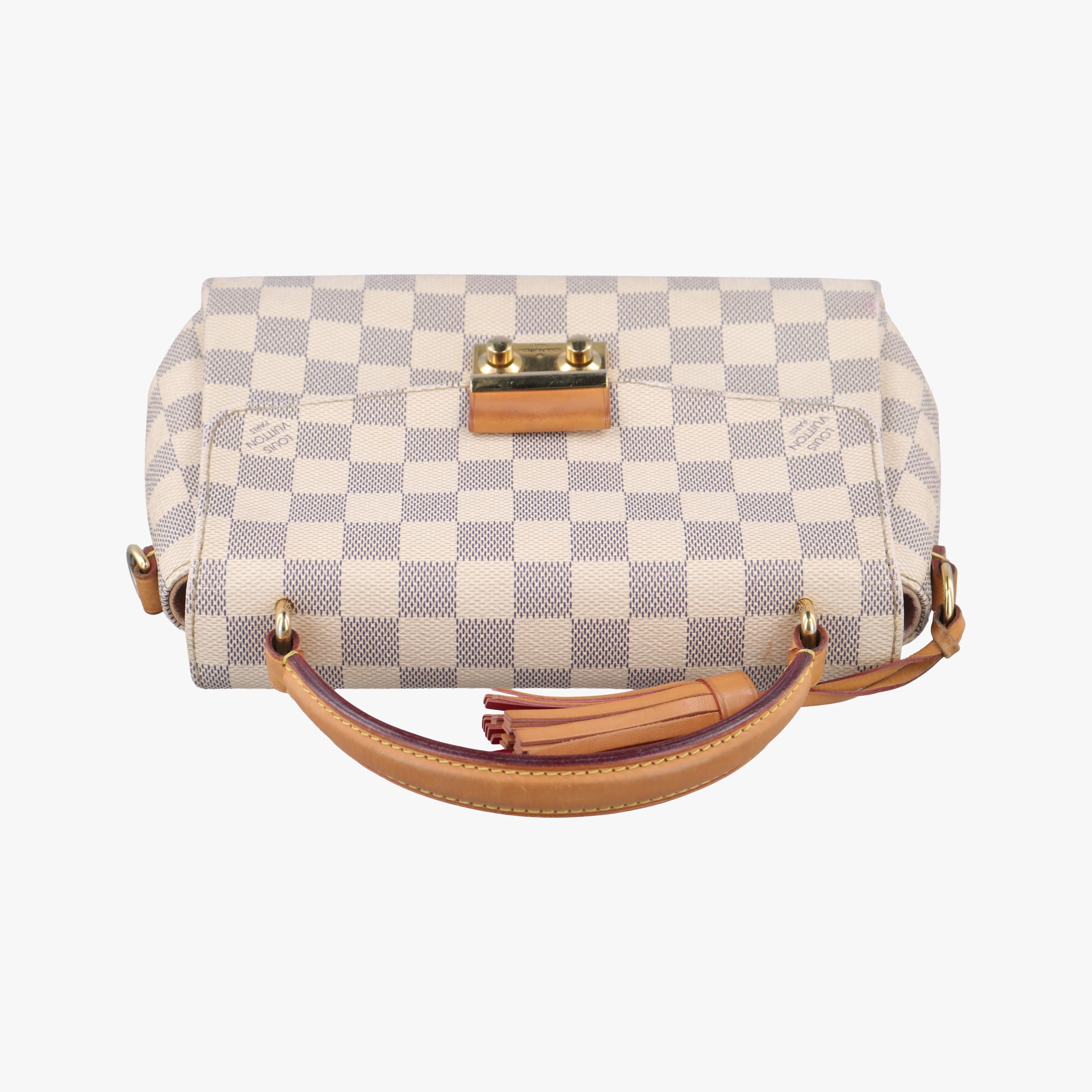 Pre-owned Louis Vuitton CROISETTE Azur Damier Canvas N41581 shoulderbag | stylenewstar