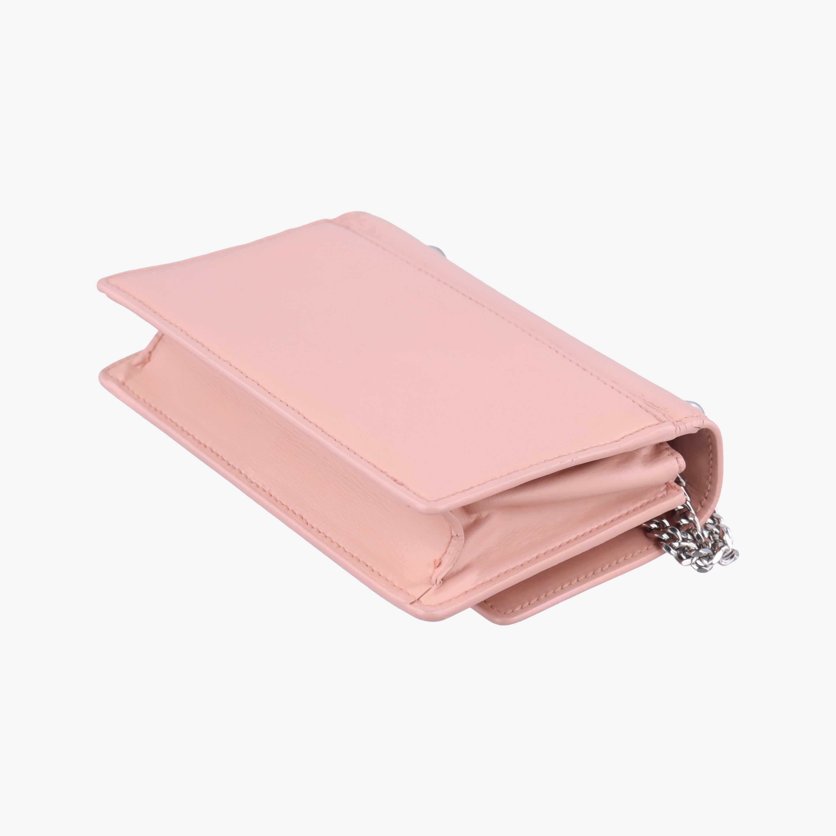 Pre-owned Yves Saint Laurent SUNSET Pink Leather 452157 shoulderbag | stylenewstar