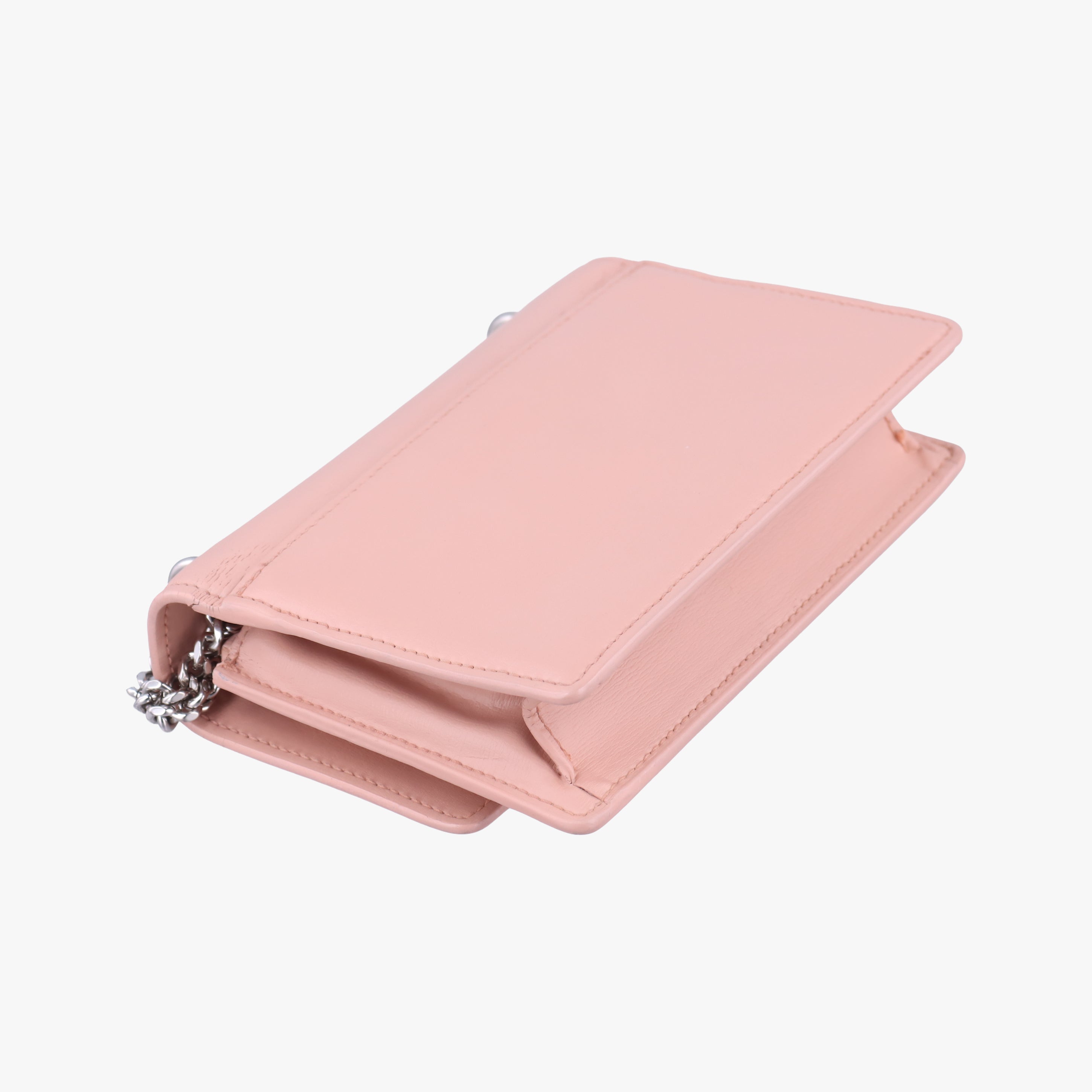 Pre-owned Yves Saint Laurent SUNSET Pink Leather 452157 shoulderbag | stylenewstar