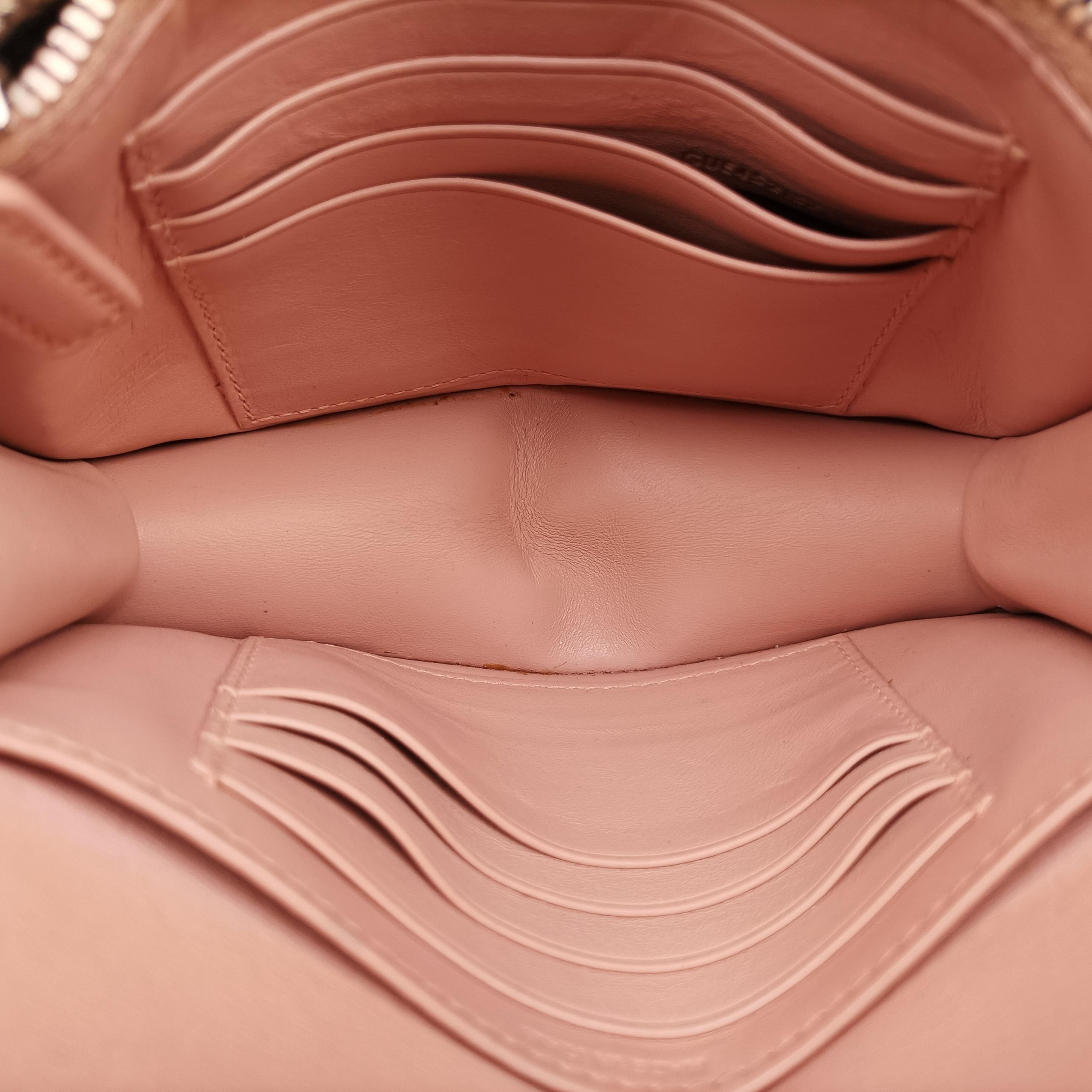 Pre-owned Yves Saint Laurent SUNSET Pink Leather 452157 shoulderbag | stylenewstar