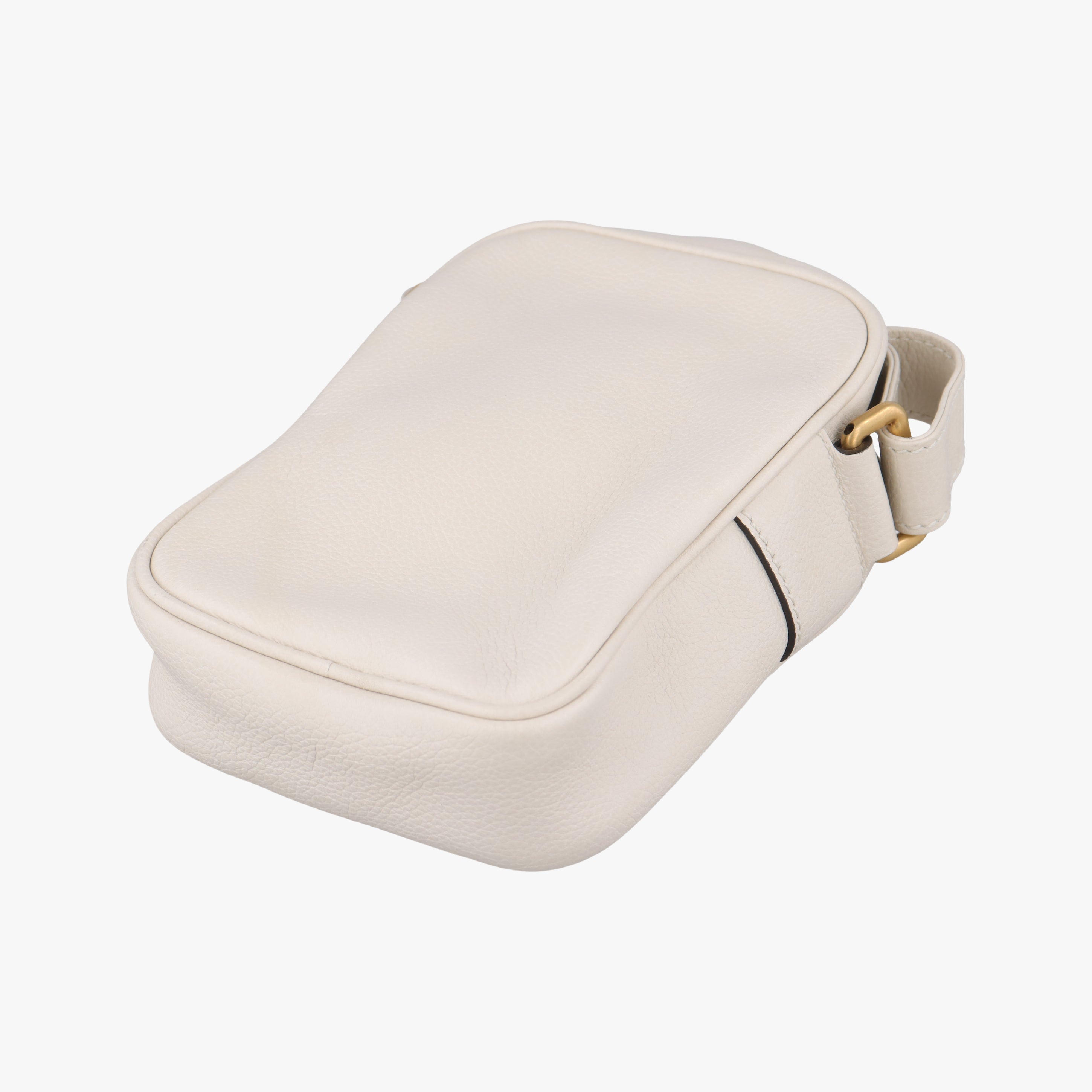 Pre-owned Gucci Print Messenger White Leather 574803 shoulderbag | stylenewstar