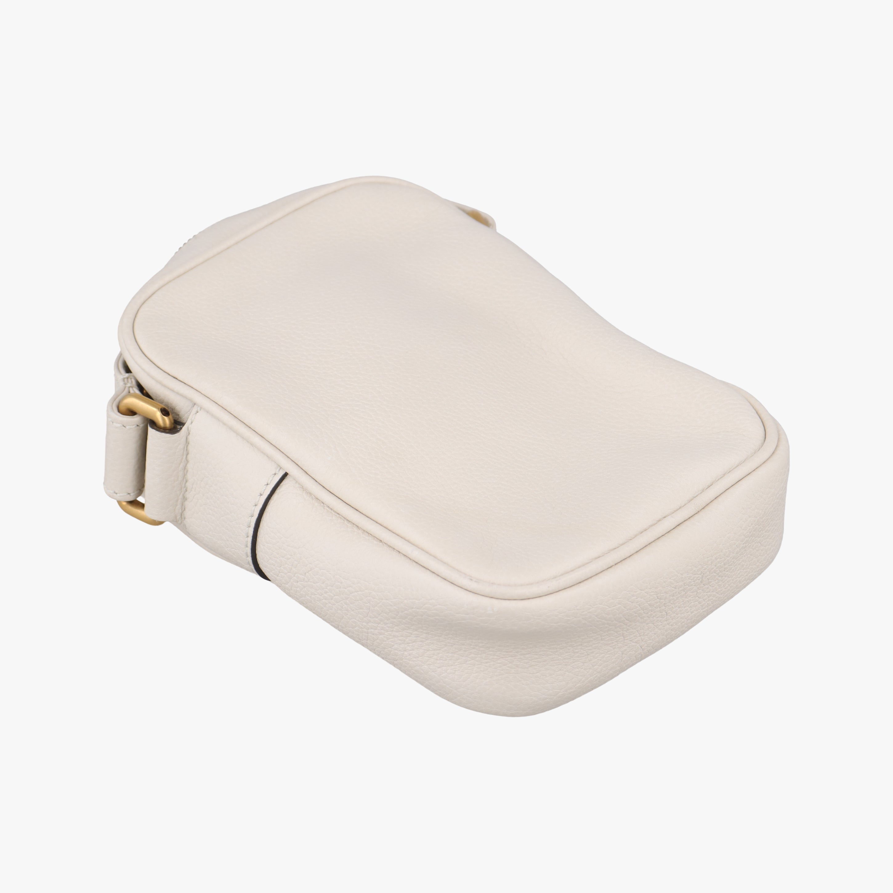 Pre-owned Gucci Print Messenger White Leather 574803 shoulderbag | stylenewstar