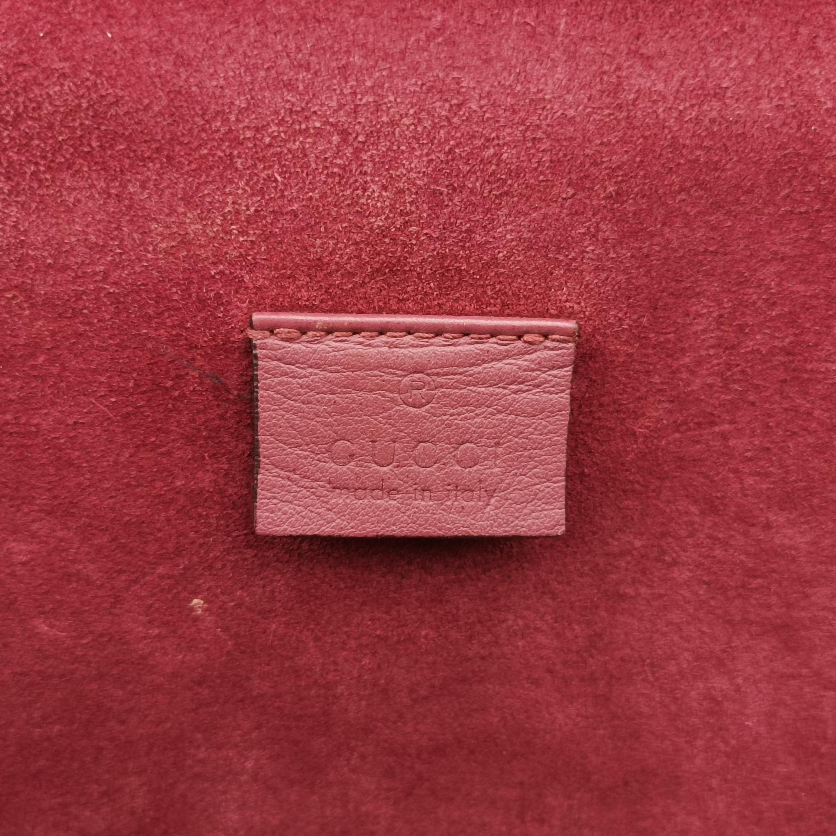 Pre-owned Gucci Dionysus beige×red×Multicolour PVC coated canvas 400249 shoulderbag | stylenewstar