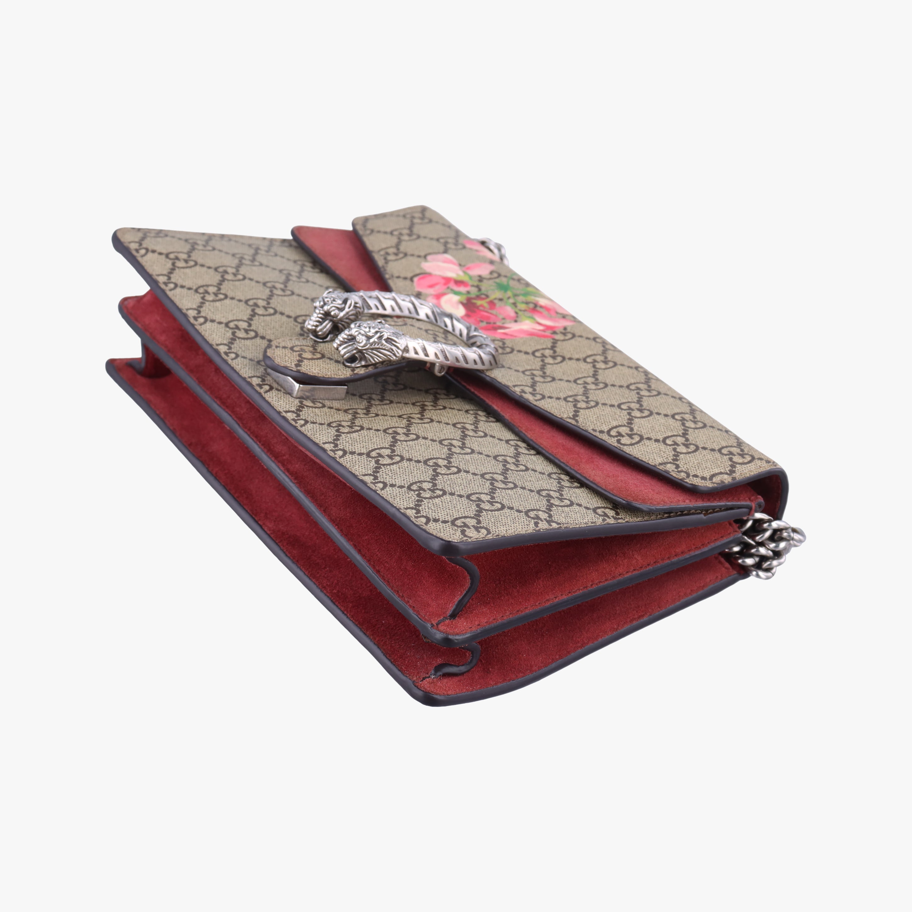 Pre-owned Gucci Dionysus beige×red×Multicolour PVC coated canvas 400249 shoulderbag | stylenewstar