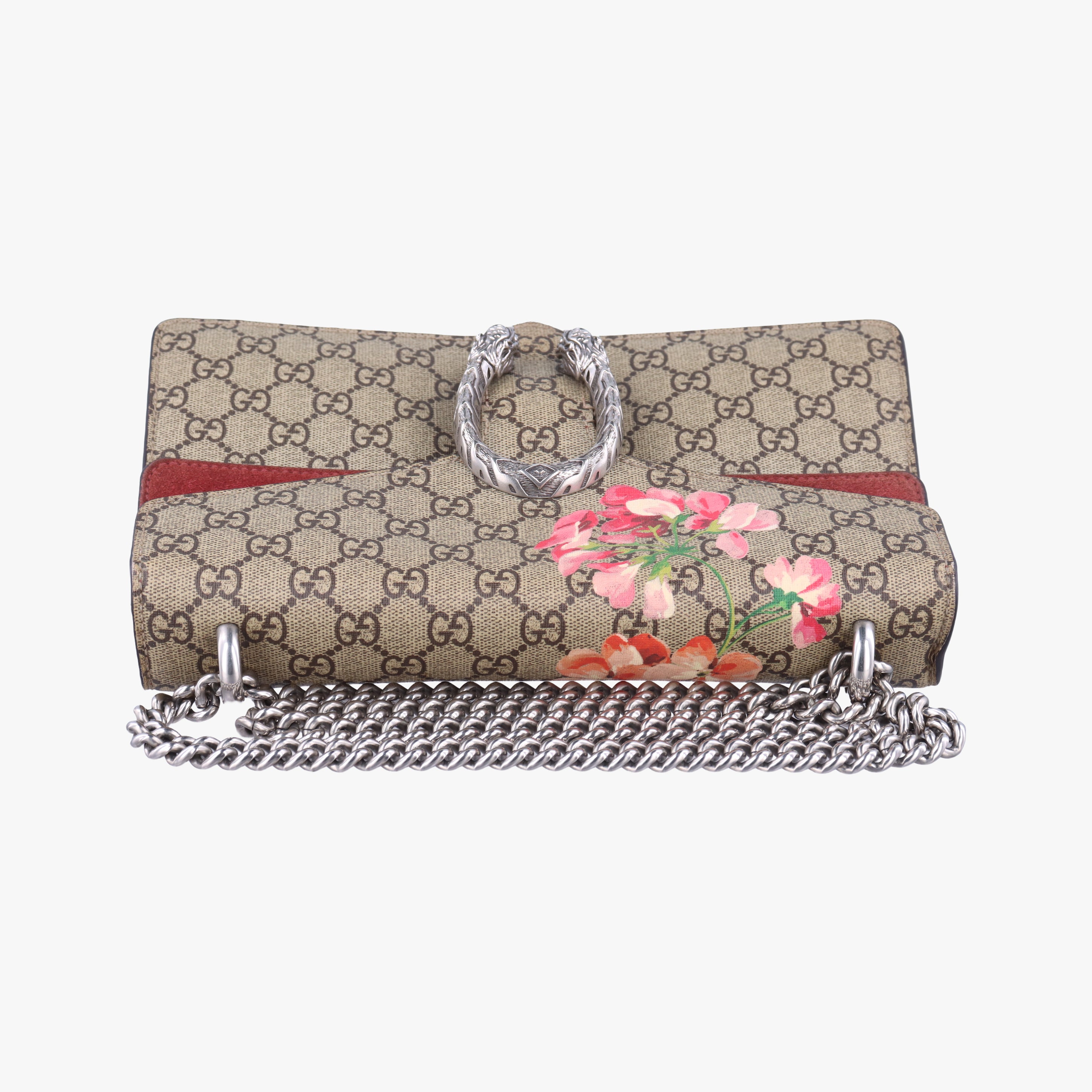 Pre-owned Gucci Dionysus beige×red×Multicolour PVC coated canvas 400249 shoulderbag | stylenewstar