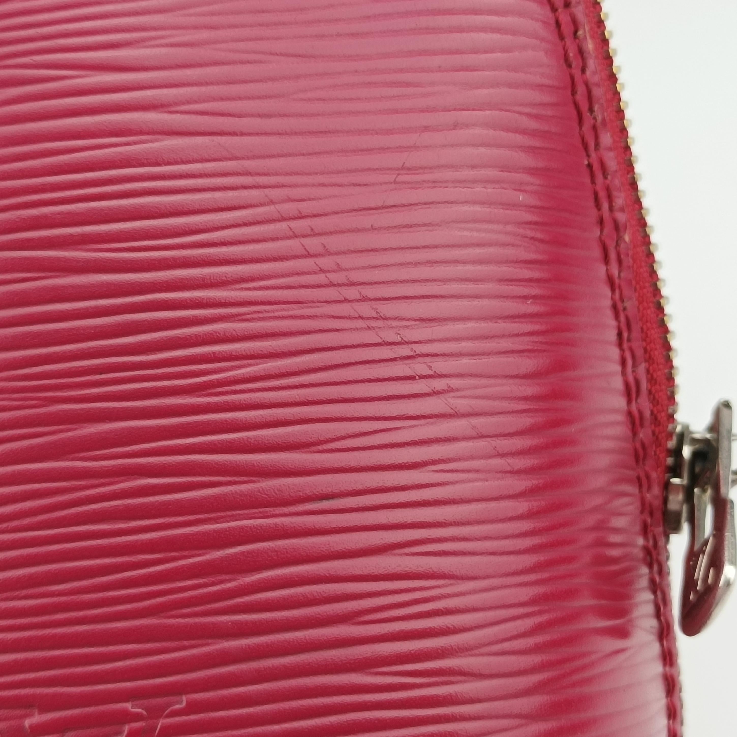 Pre-owned Louis Vuitton ALMA PM CARMIN Epi M4058E handbag | stylenewstar