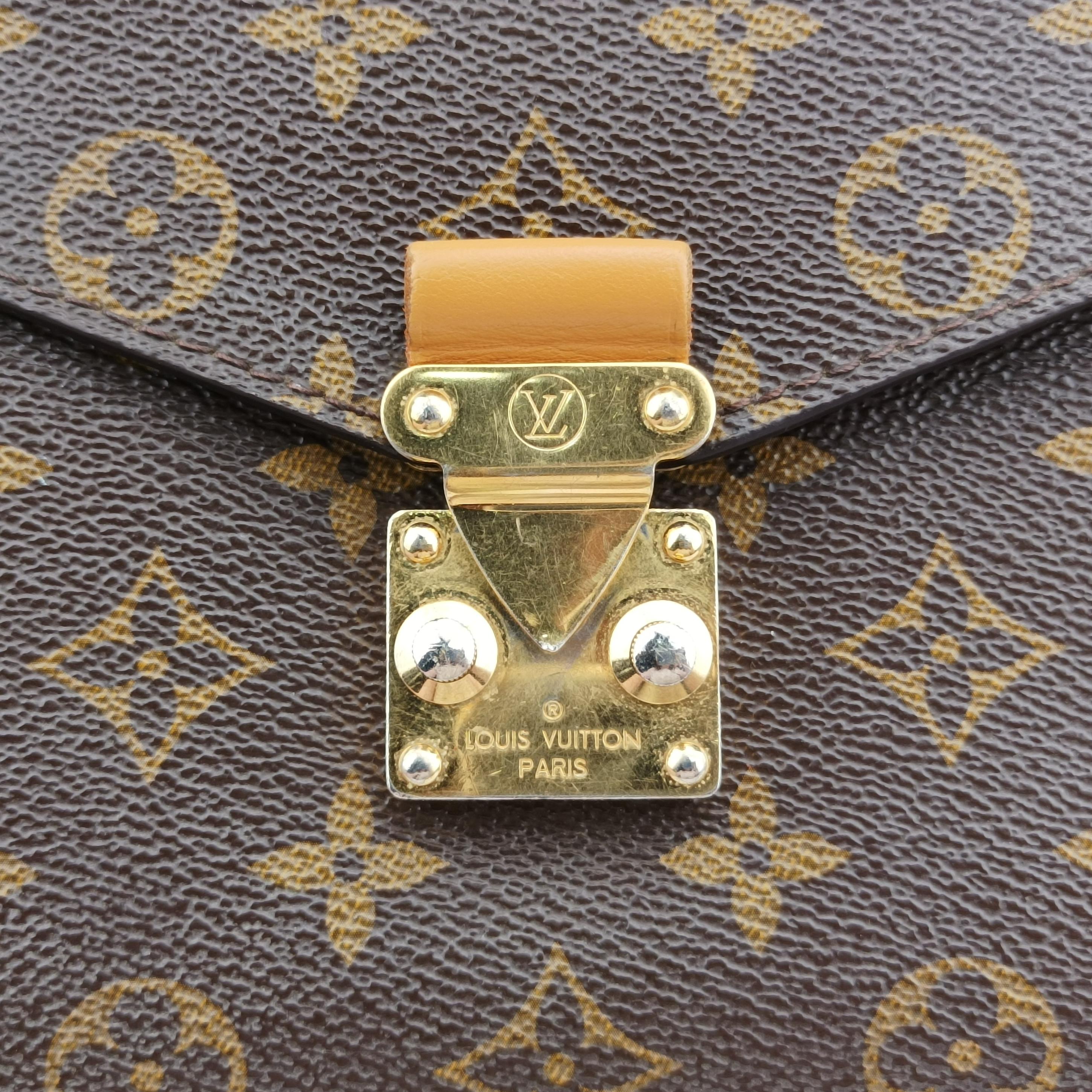 Pre-owned Louis Vuitton Pochette Metis MM Brown Monogram Canvas M44875 shoulderbag | stylenewstar