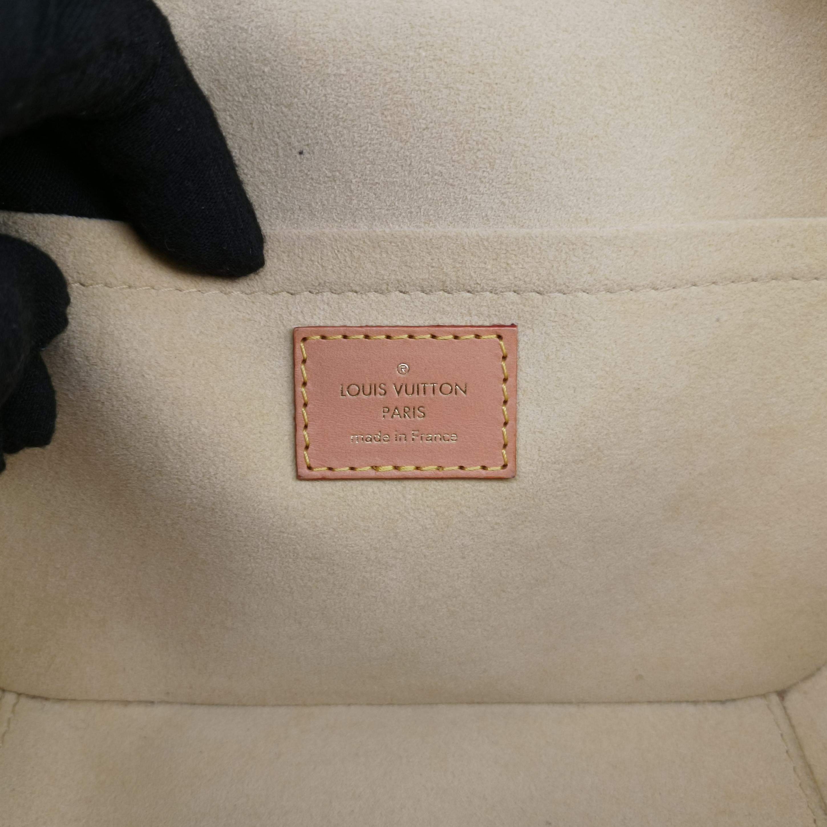Pre-owned Louis Vuitton Varisette BB brown Monogram Canvas×calf leather M44804 shoulderbag | stylenewstar