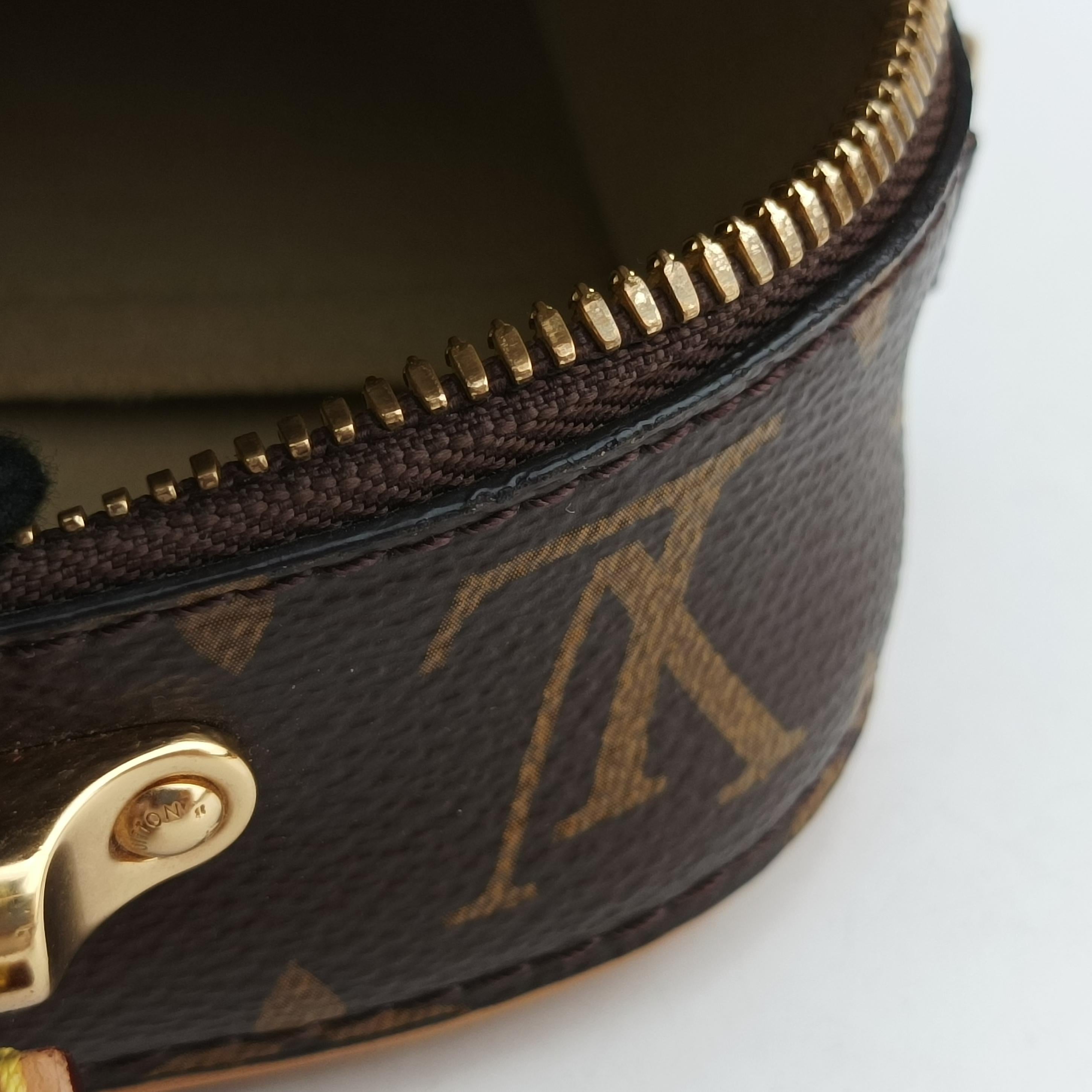Pre-owned Louis Vuitton Varisette BB brown Monogram Canvas×calf leather M44804 shoulderbag | stylenewstar
