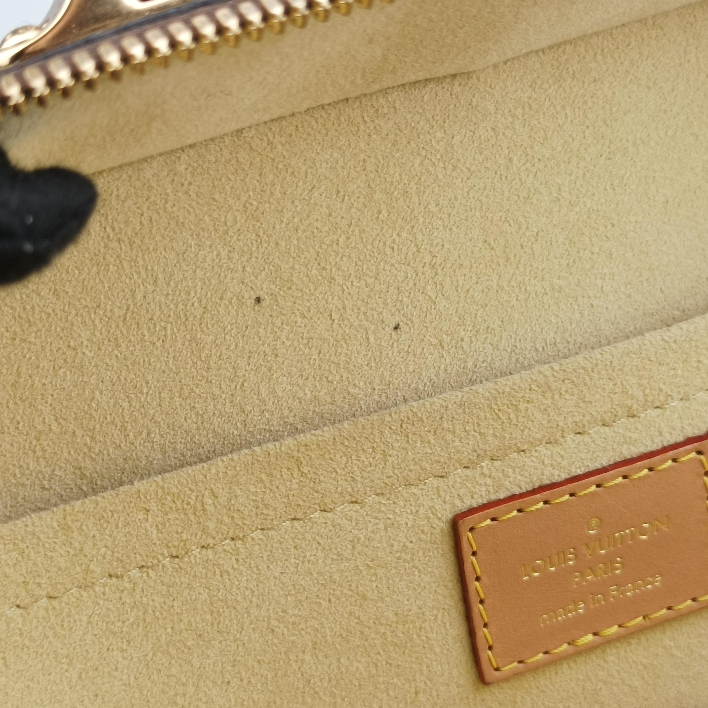 Pre-owned Louis Vuitton Varisette BB brown Monogram Canvas×calf leather M44804 shoulderbag | stylenewstar