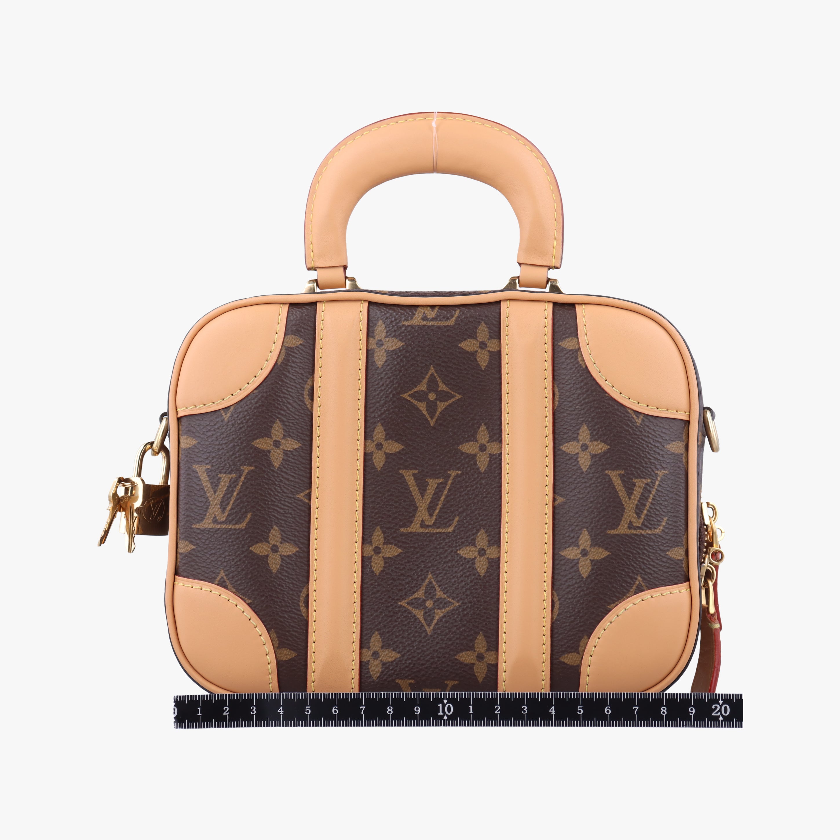 Pre-owned Louis Vuitton Varisette BB brown Monogram Canvas×calf leather M44804 shoulderbag | stylenewstar
