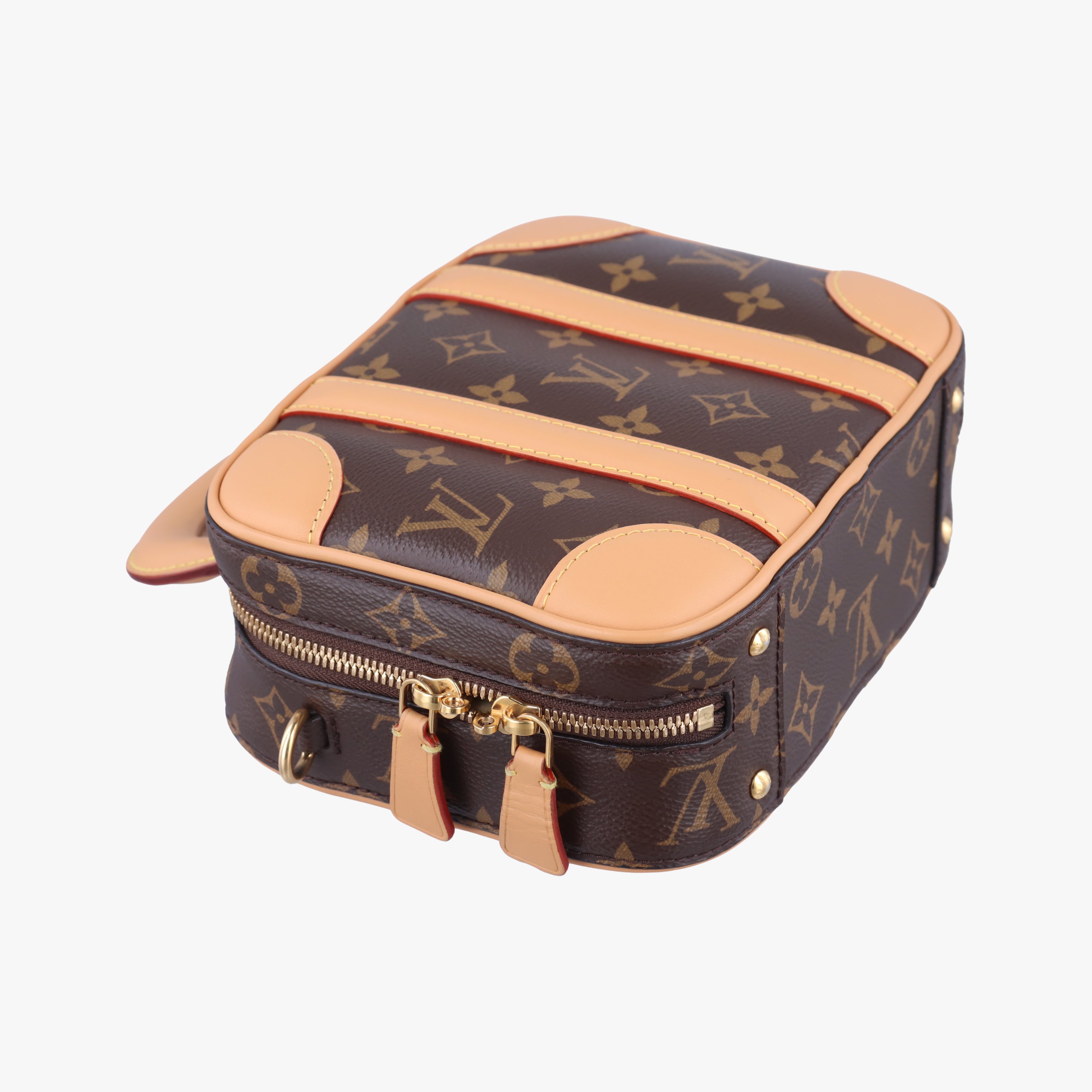 Pre-owned Louis Vuitton Varisette BB brown Monogram Canvas×calf leather M44804 shoulderbag | stylenewstar