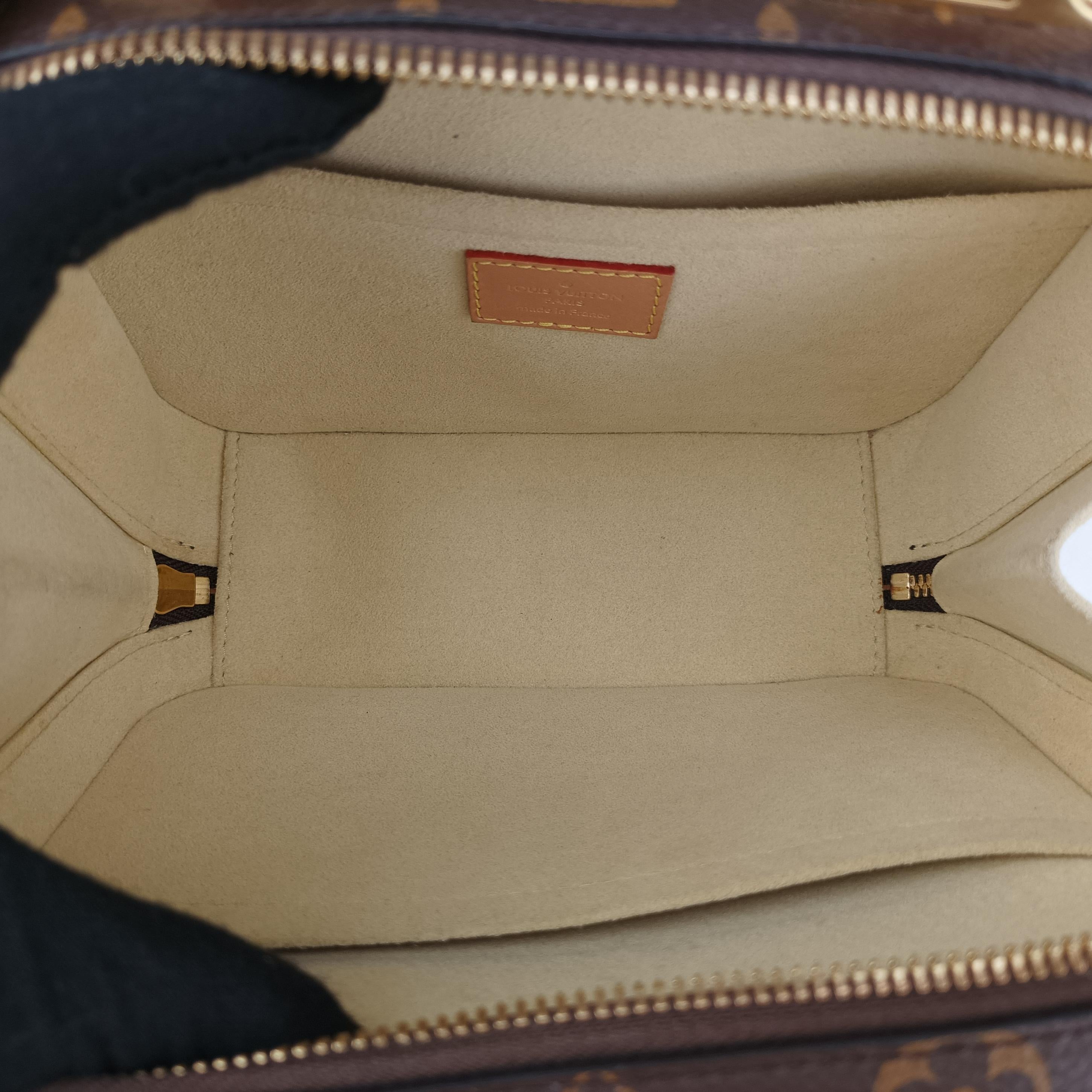Pre-owned Louis Vuitton Varisette BB brown Monogram Canvas×calf leather M44804 shoulderbag | stylenewstar