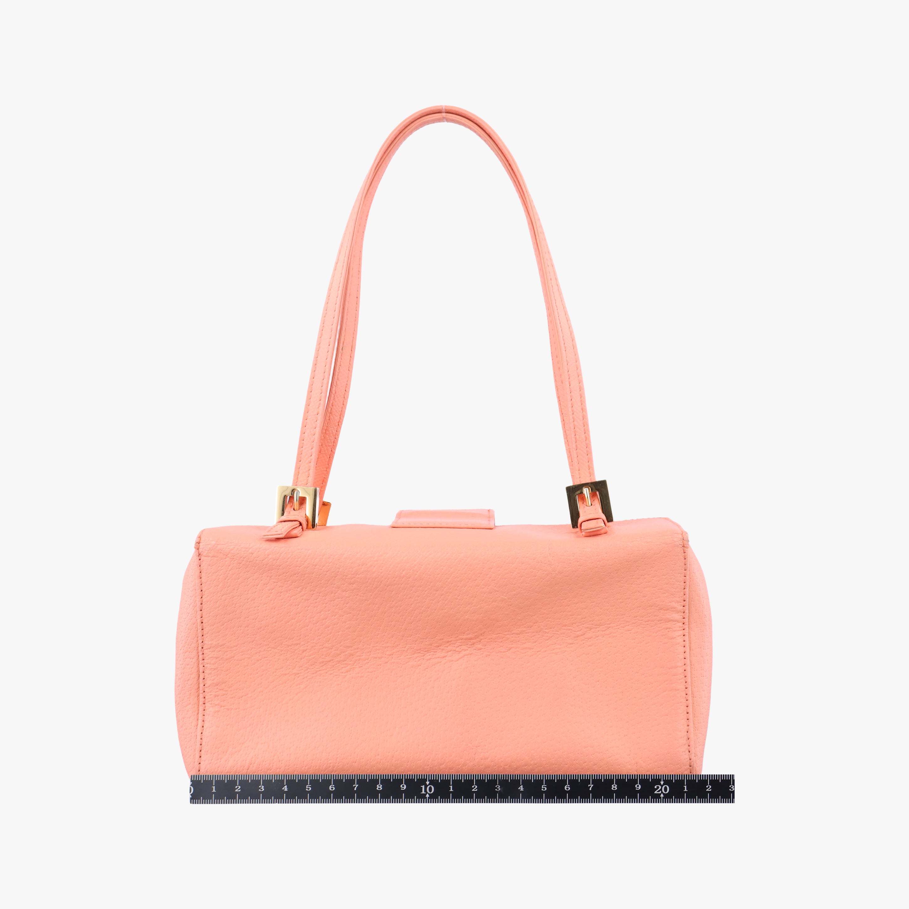 Pre-owned Fendi FF Zucca Orange Leather 101633 handbag | stylenewstar