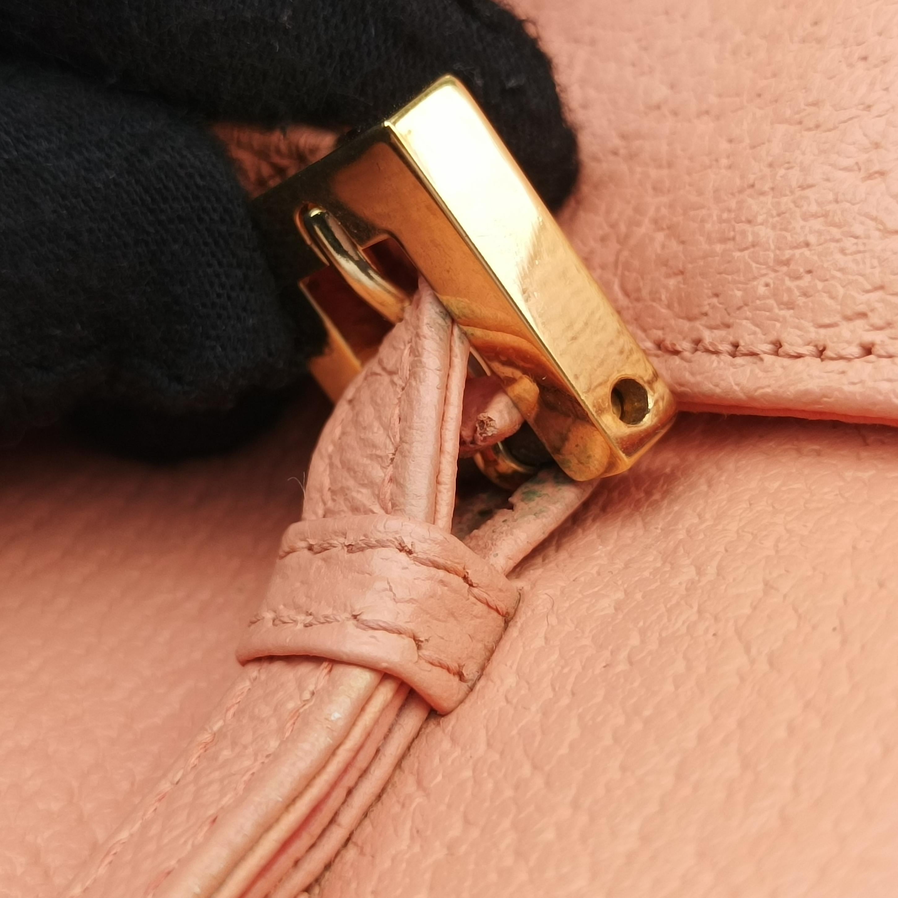 Pre-owned Fendi FF Zucca Orange Leather 101633 handbag | stylenewstar