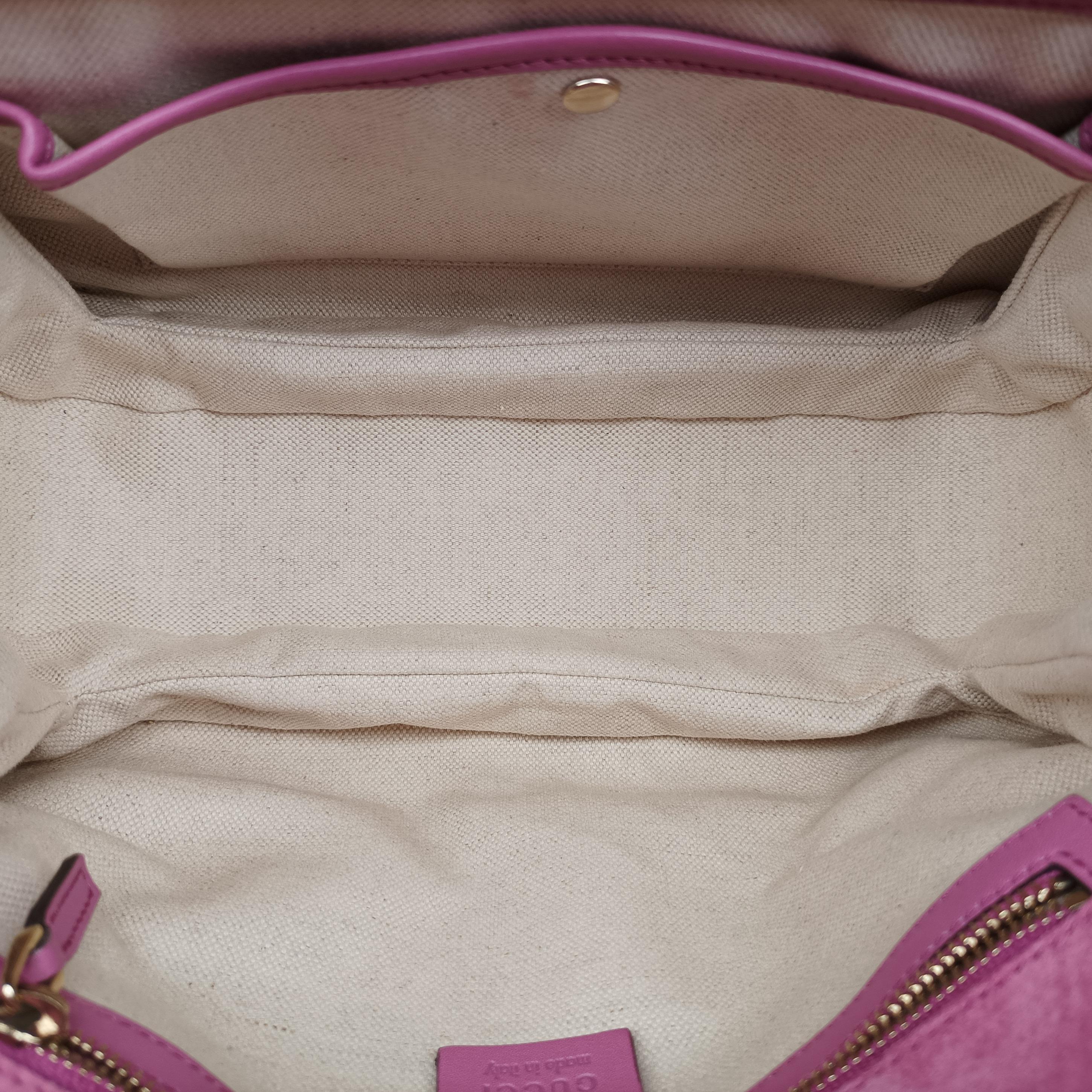 Pre-owned Gucci New Bamboo Orange Patent 254884 shoulderbag | stylenewstar