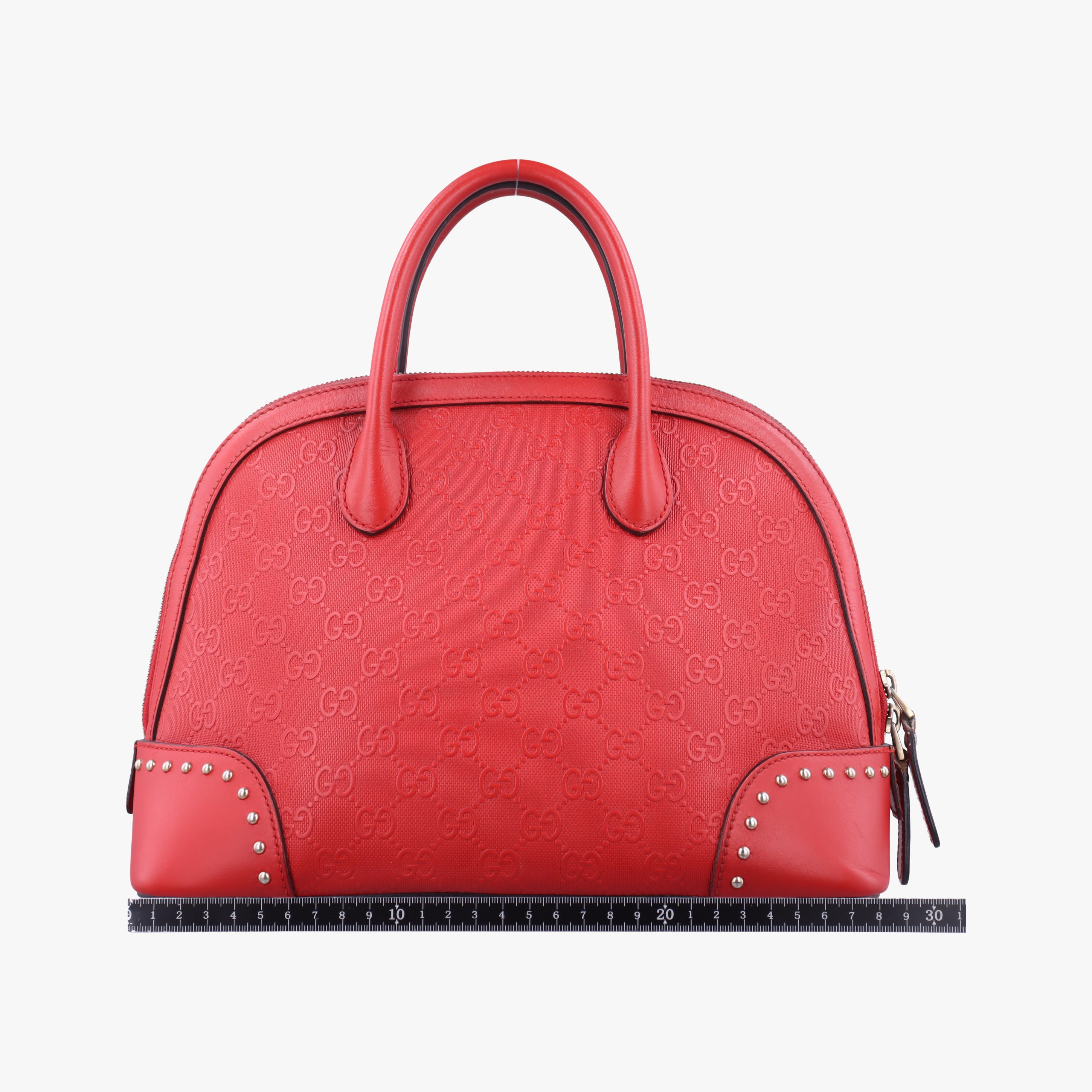 Vintage Gucci Microguccissima Red Leather 384688 shoulderbag | stylenewstar