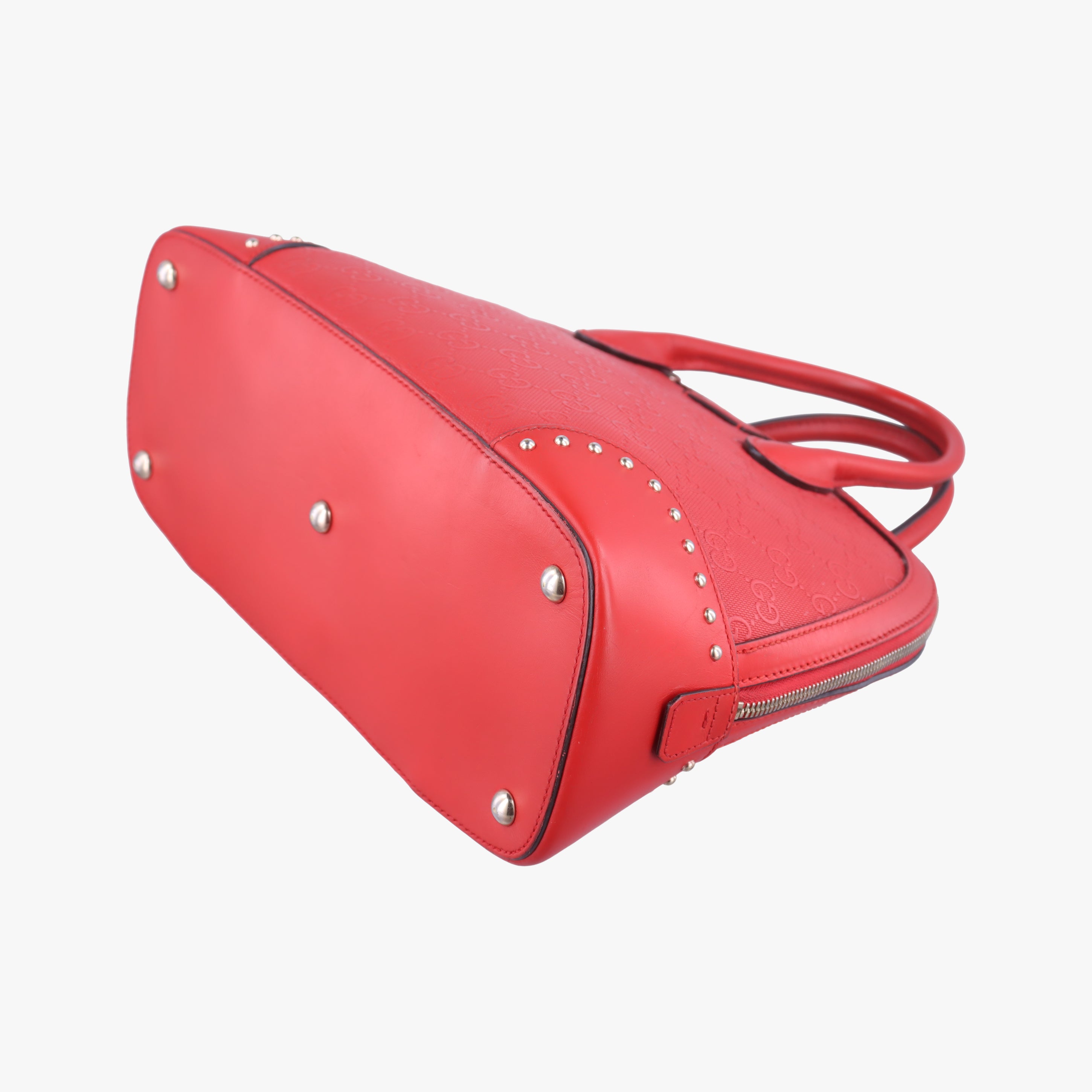 Vintage Gucci Microguccissima Red Leather 384688 shoulderbag | stylenewstar