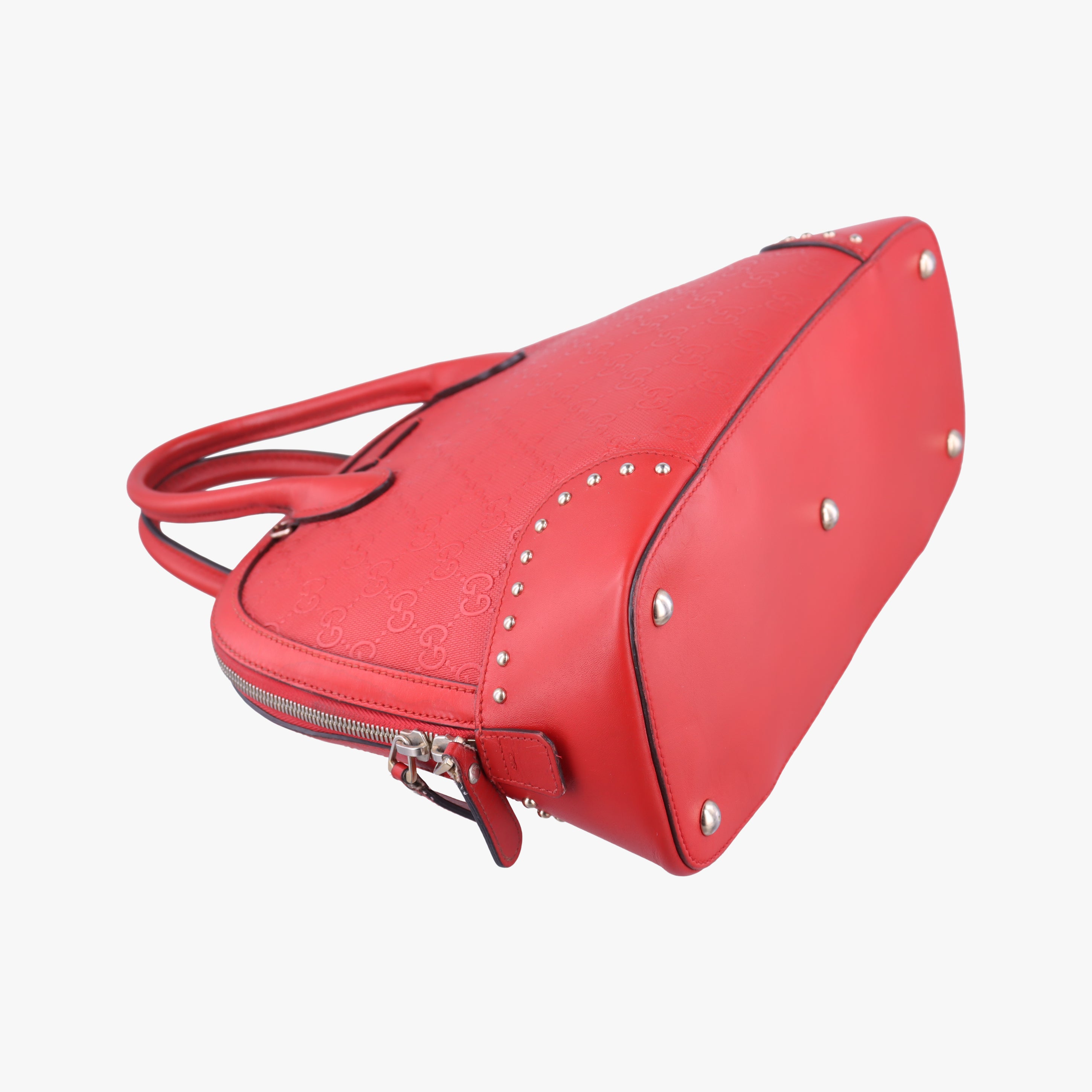 Vintage Gucci Microguccissima Red Leather 384688 shoulderbag | stylenewstar