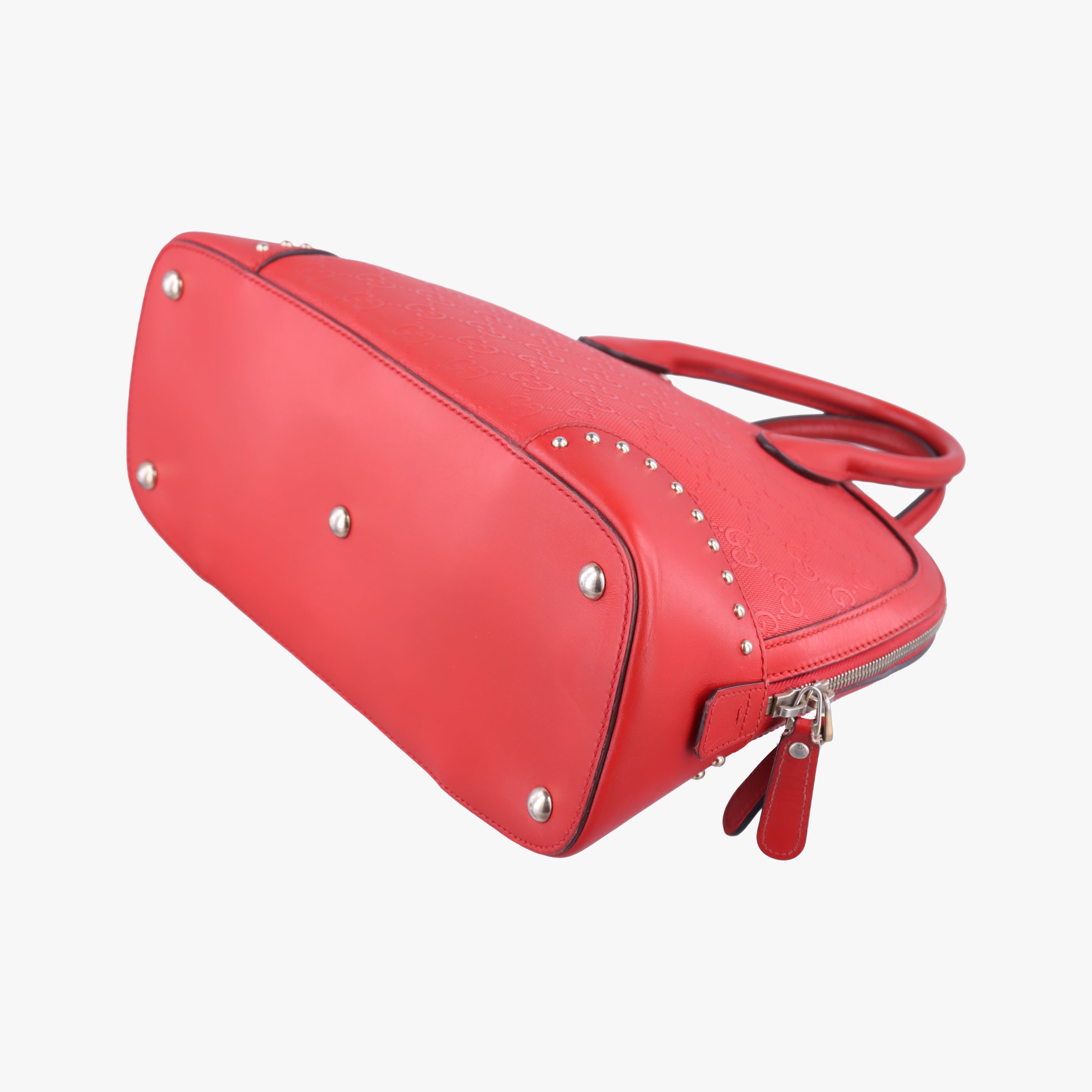 Vintage Gucci Microguccissima Red Leather 384688 shoulderbag | stylenewstar