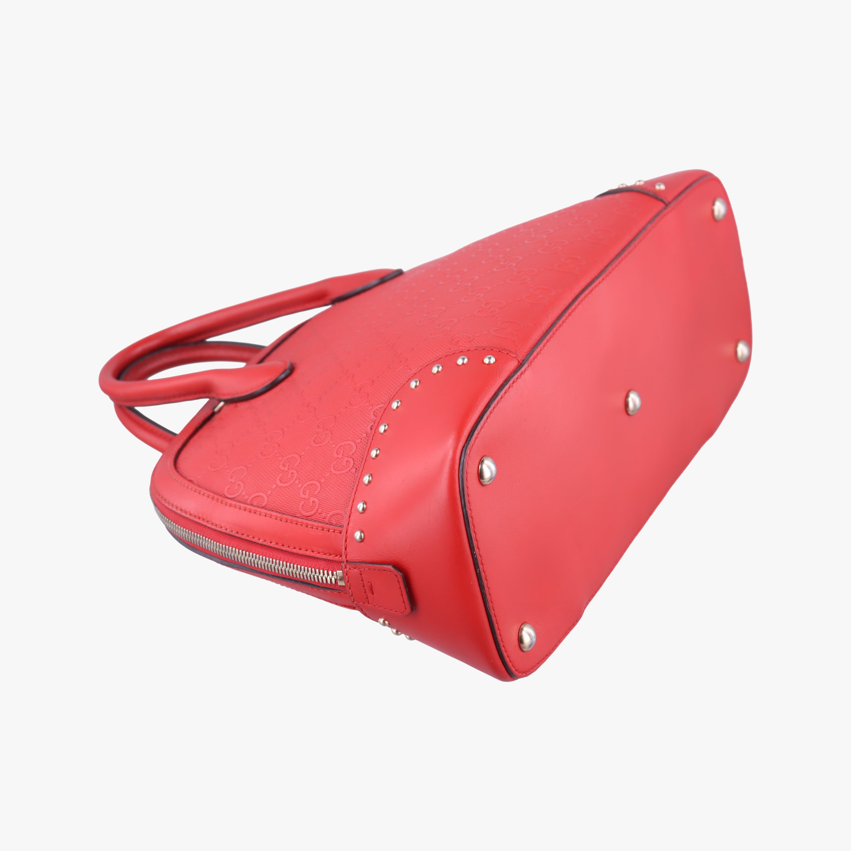 Vintage Gucci Microguccissima Red Leather 384688 shoulderbag | stylenewstar