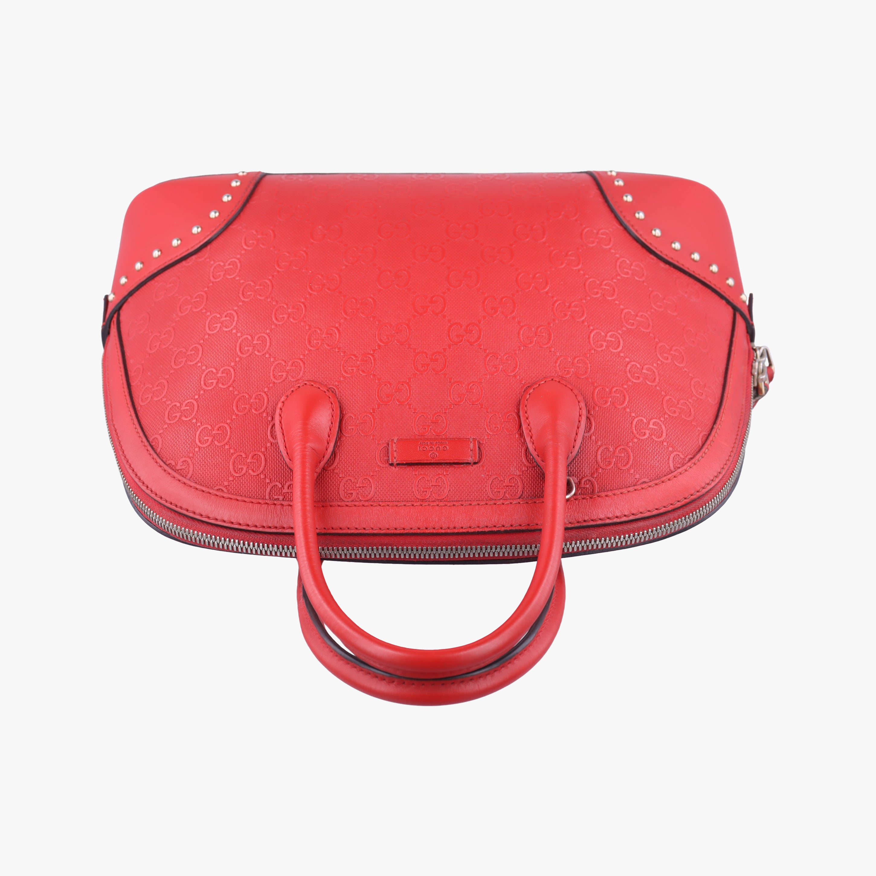 Vintage Gucci Microguccissima Red Leather 384688 shoulderbag | stylenewstar