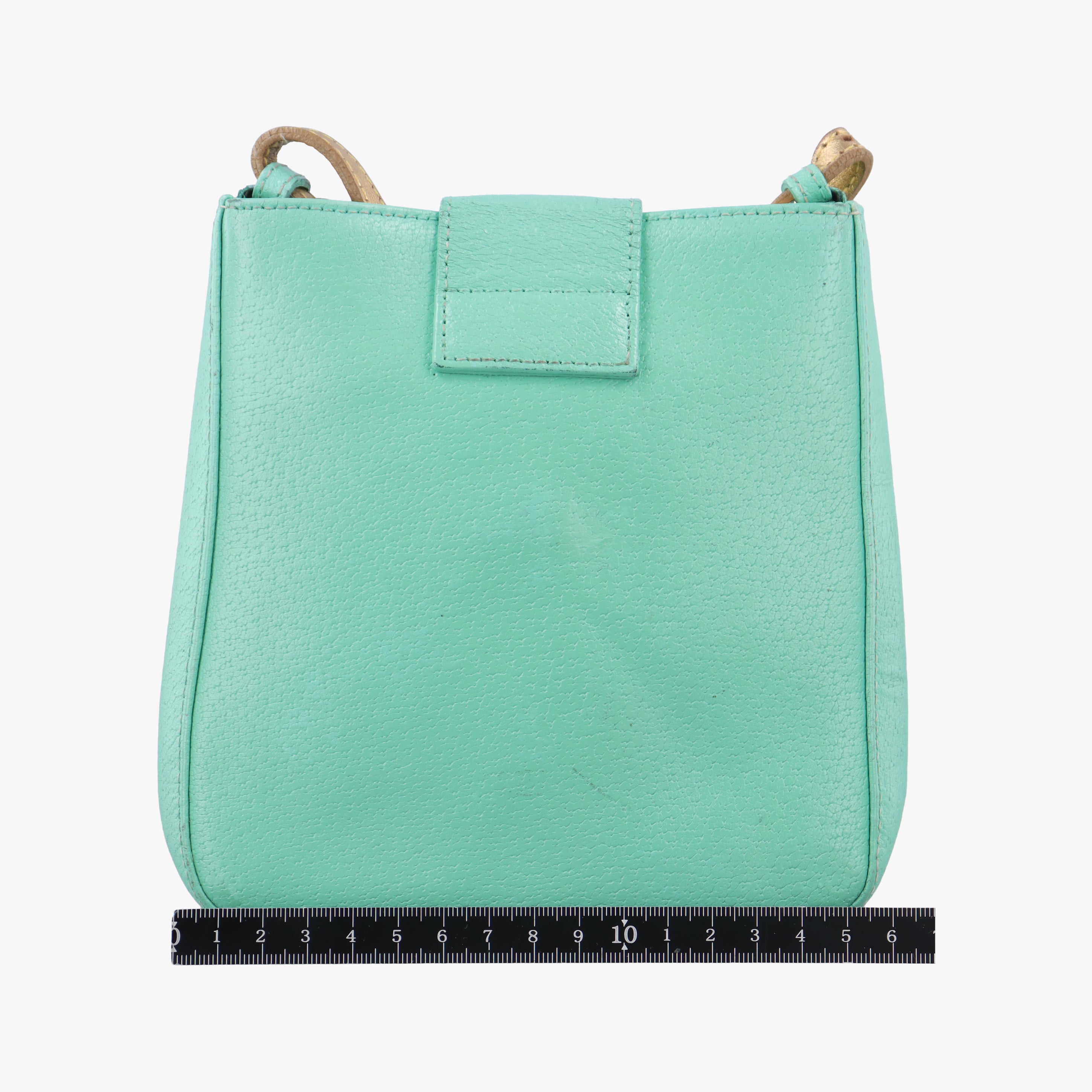Pre-owned Fendi Mamma Bucket Zucca Green Leather  shoulderbag | stylenewstar