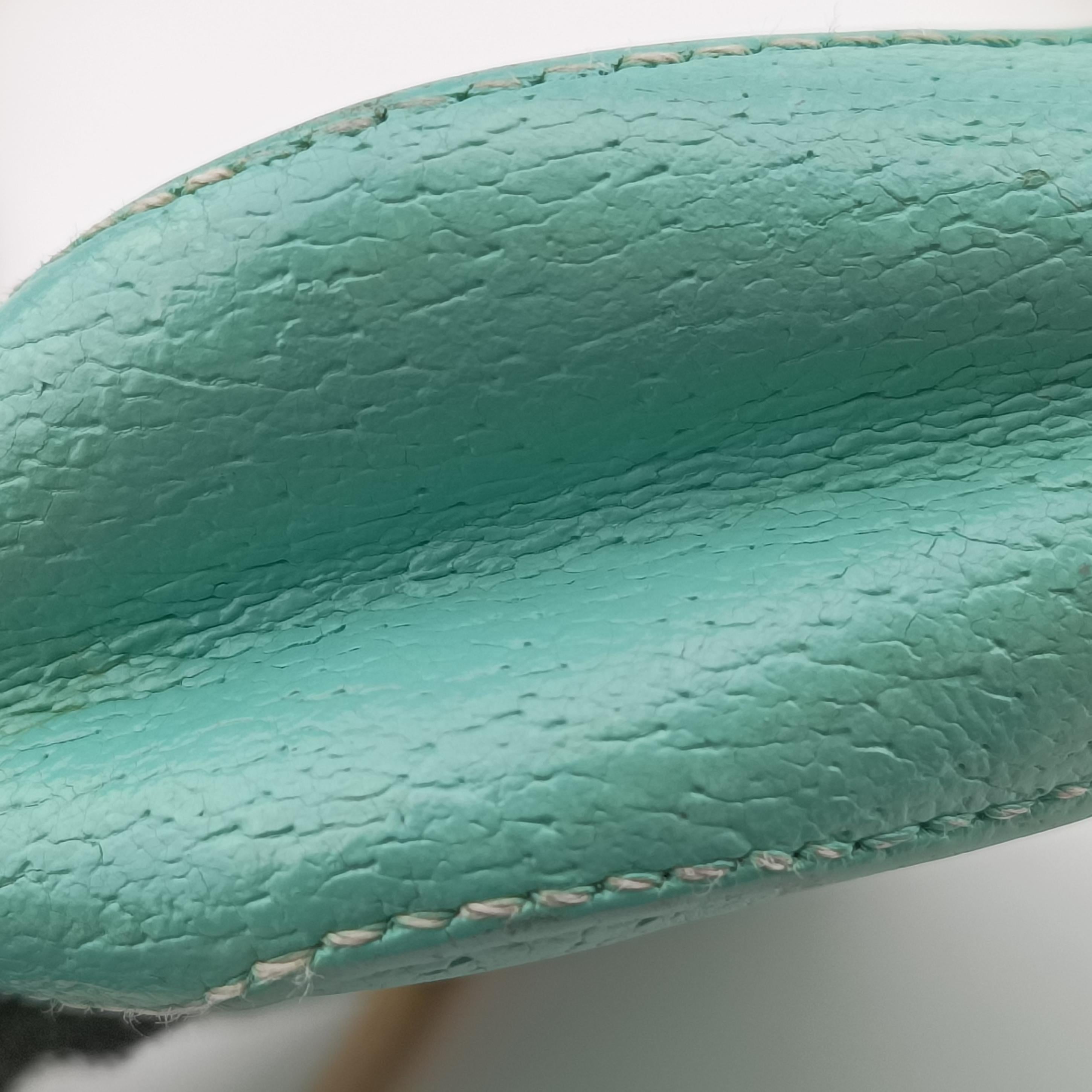 Pre-owned Fendi Mamma Bucket Zucca Green Leather  shoulderbag | stylenewstar