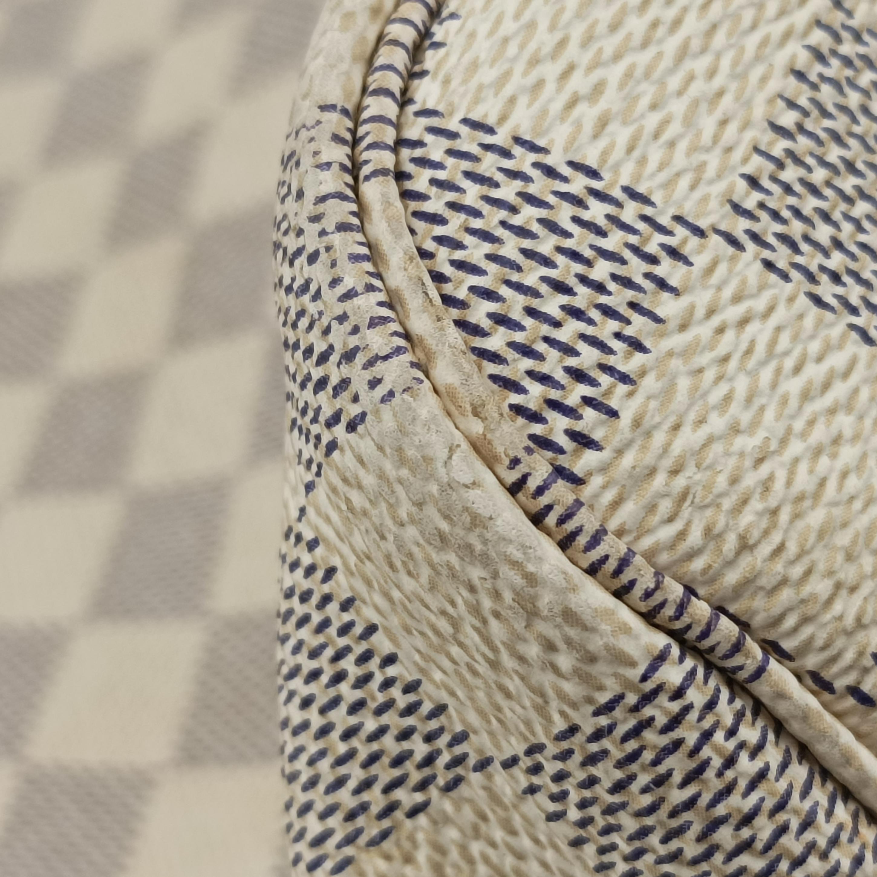 Vintage Louis Vuitton NEVERFULL MM AZUR Damier Canvas N51107 handbag | stylenewstar
