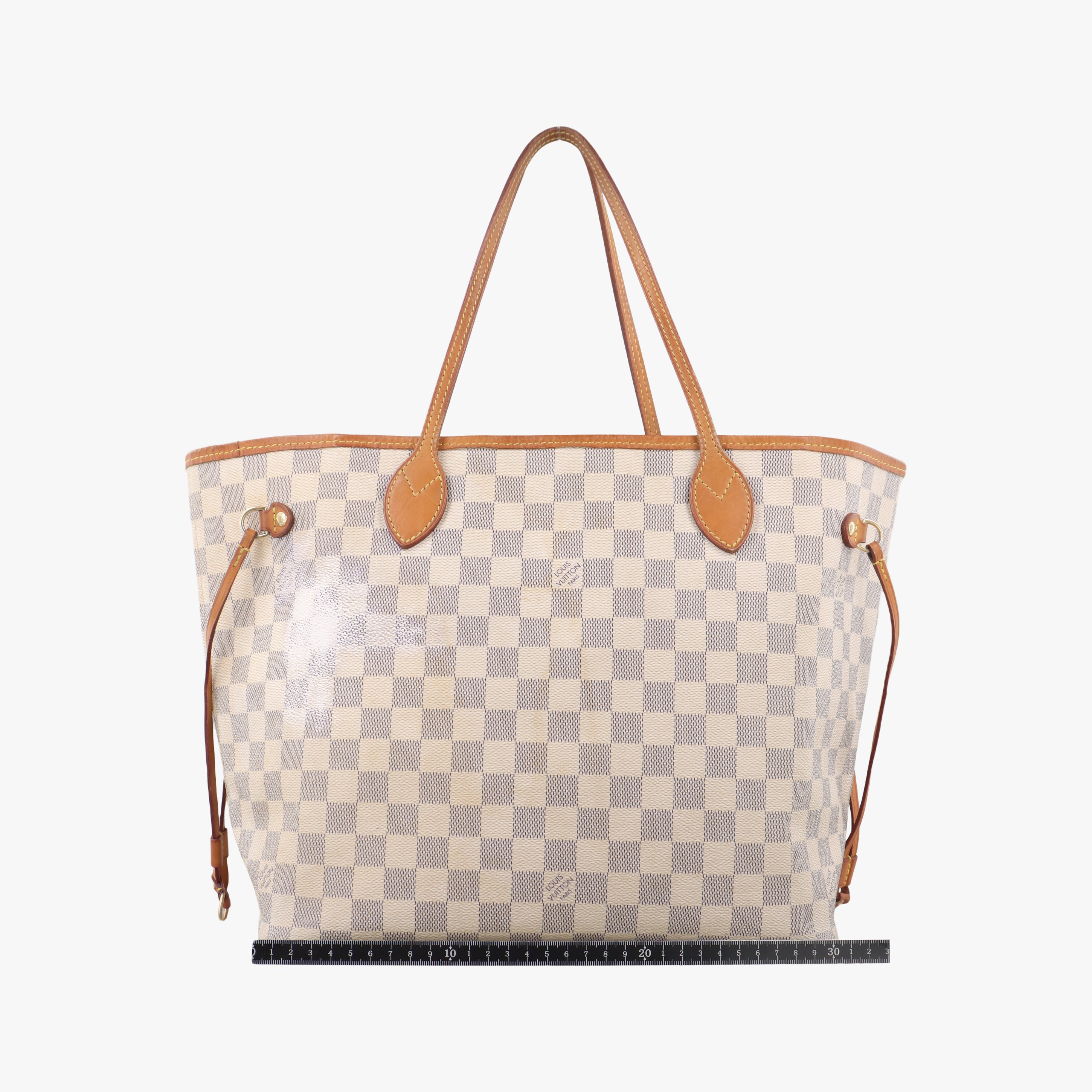 Vintage Louis Vuitton NEVERFULL MM AZUR Damier Canvas N51107 handbag | stylenewstar