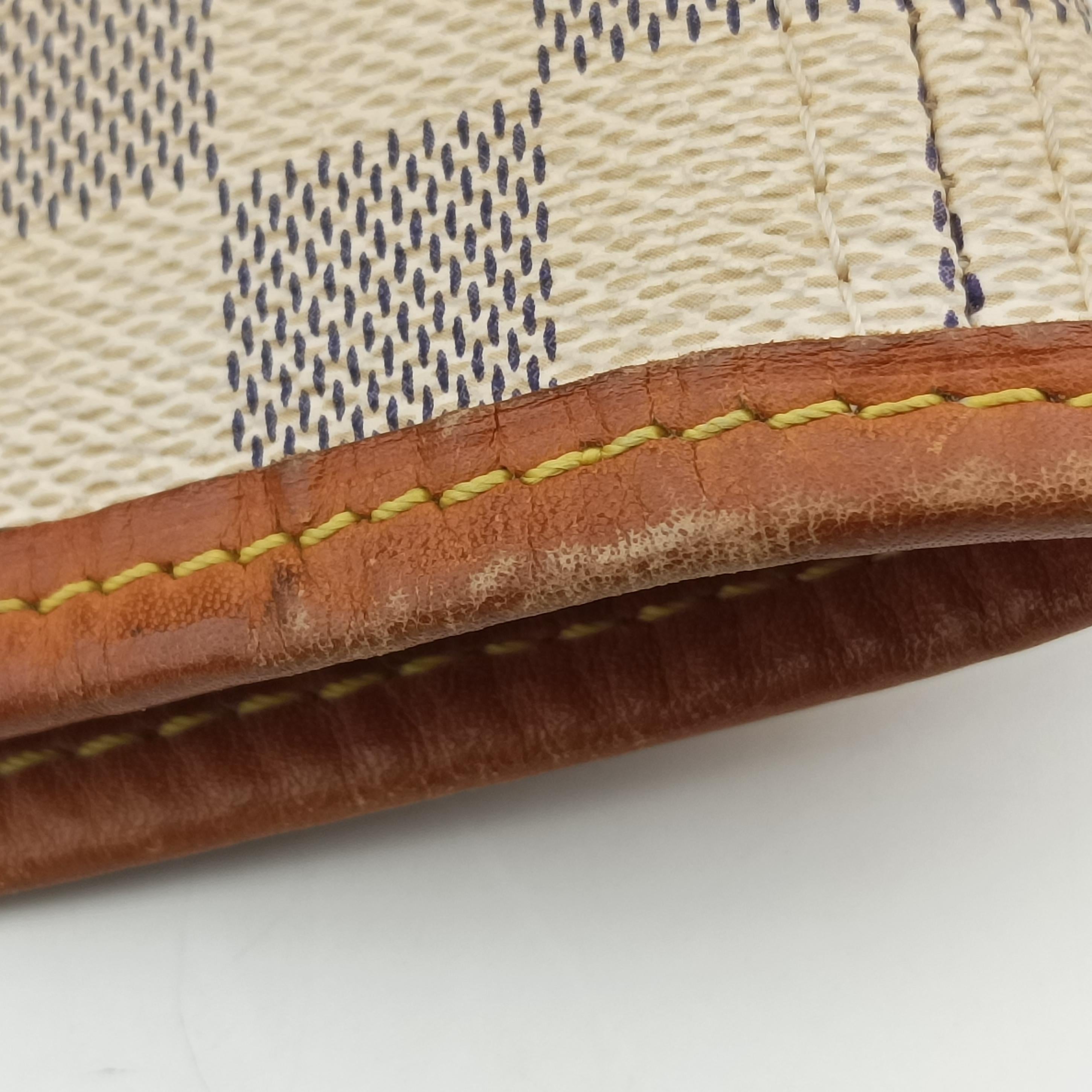 Vintage Louis Vuitton NEVERFULL MM AZUR Damier Canvas N51107 handbag | stylenewstar