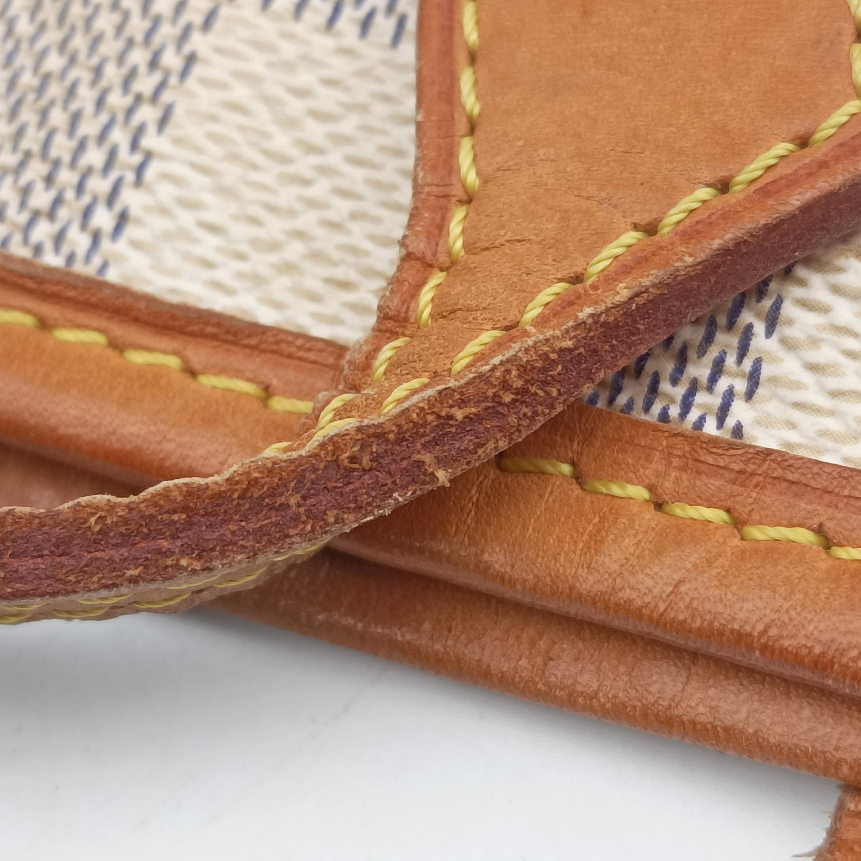 Vintage Louis Vuitton NEVERFULL MM AZUR Damier Canvas N51107 handbag | stylenewstar