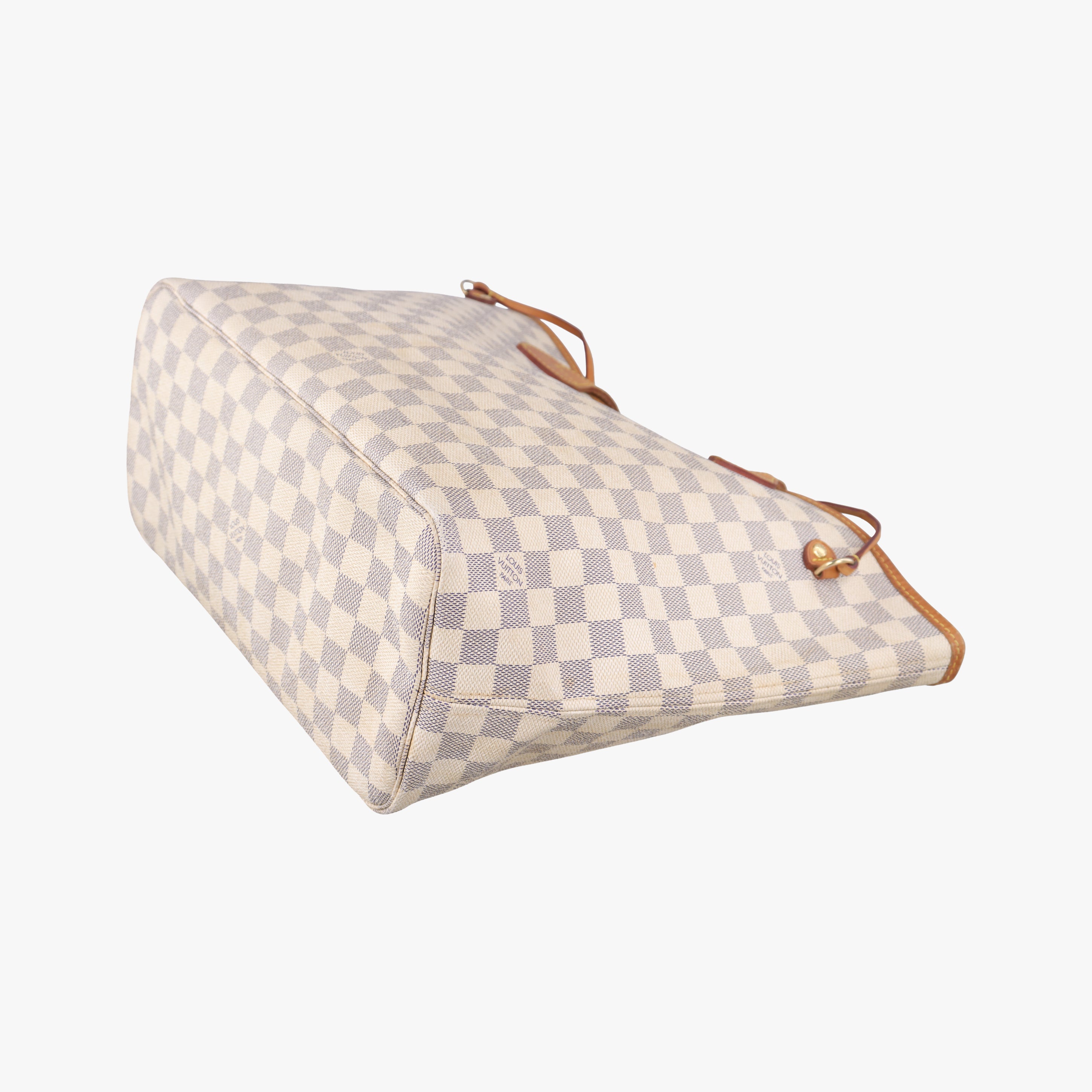 Vintage Louis Vuitton NEVERFULL MM AZUR Damier Canvas N51107 handbag | stylenewstar