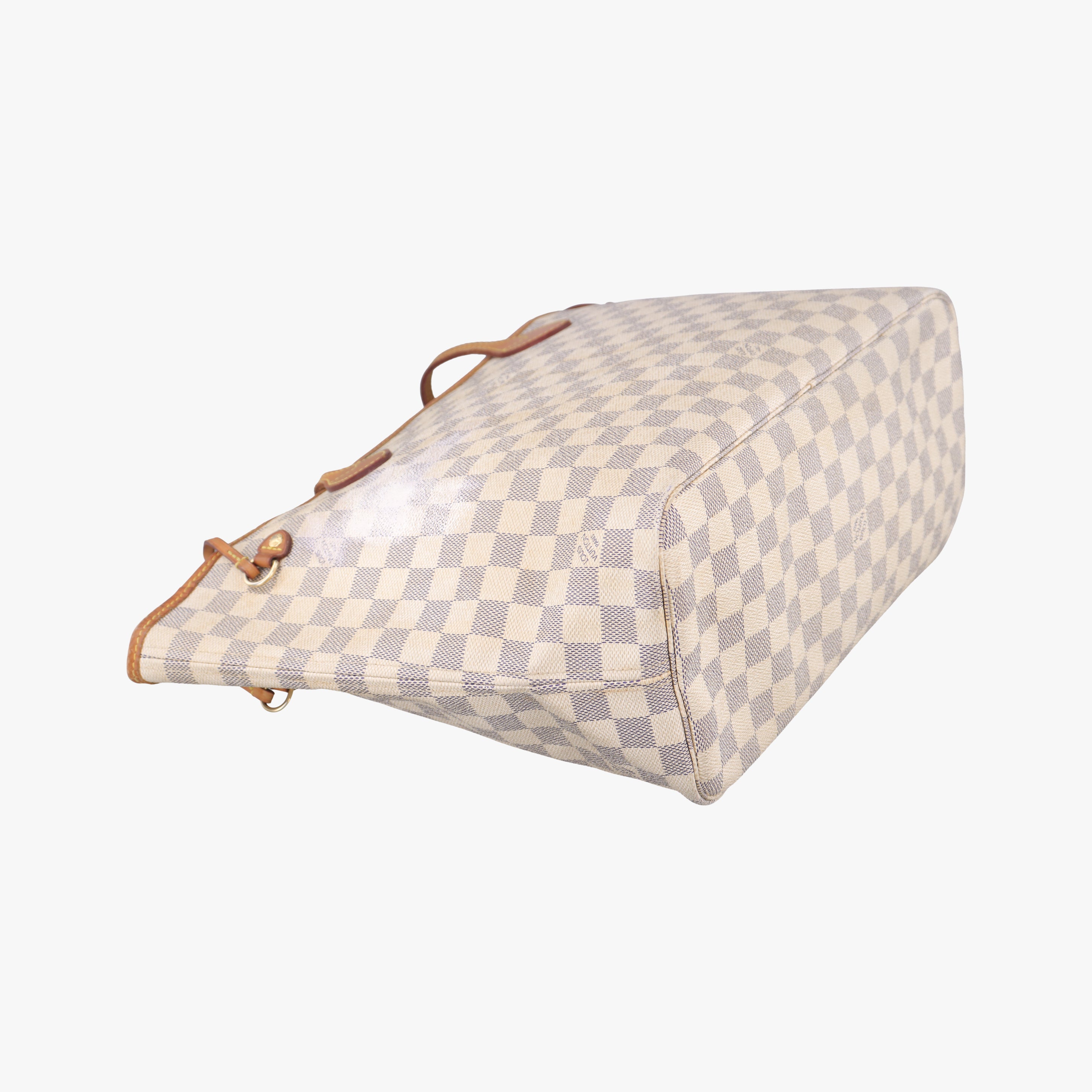 Vintage Louis Vuitton NEVERFULL MM AZUR Damier Canvas N51107 handbag | stylenewstar