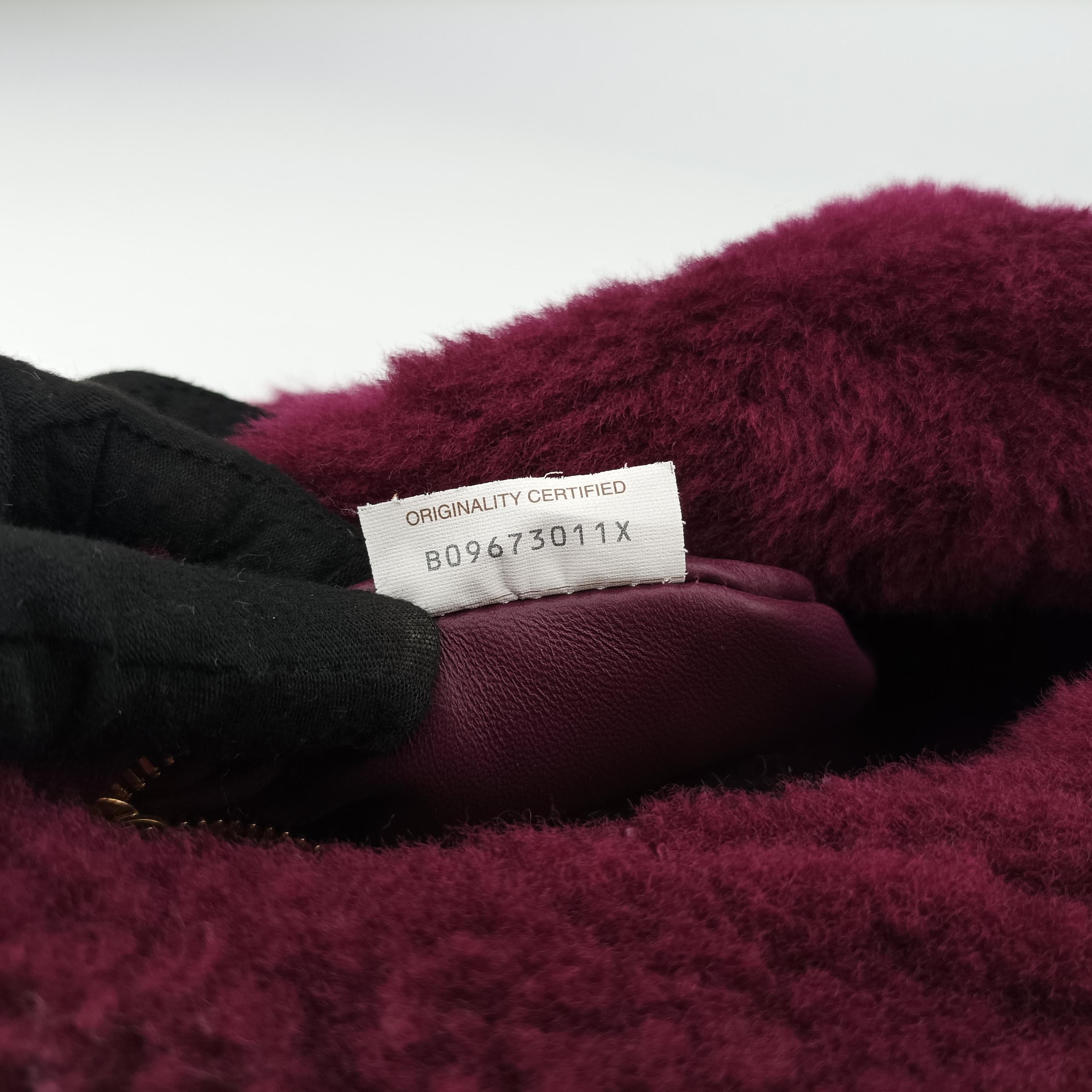Vintage Bottega Veneta The Jodie Purple Pile  handbag | stylenewstar