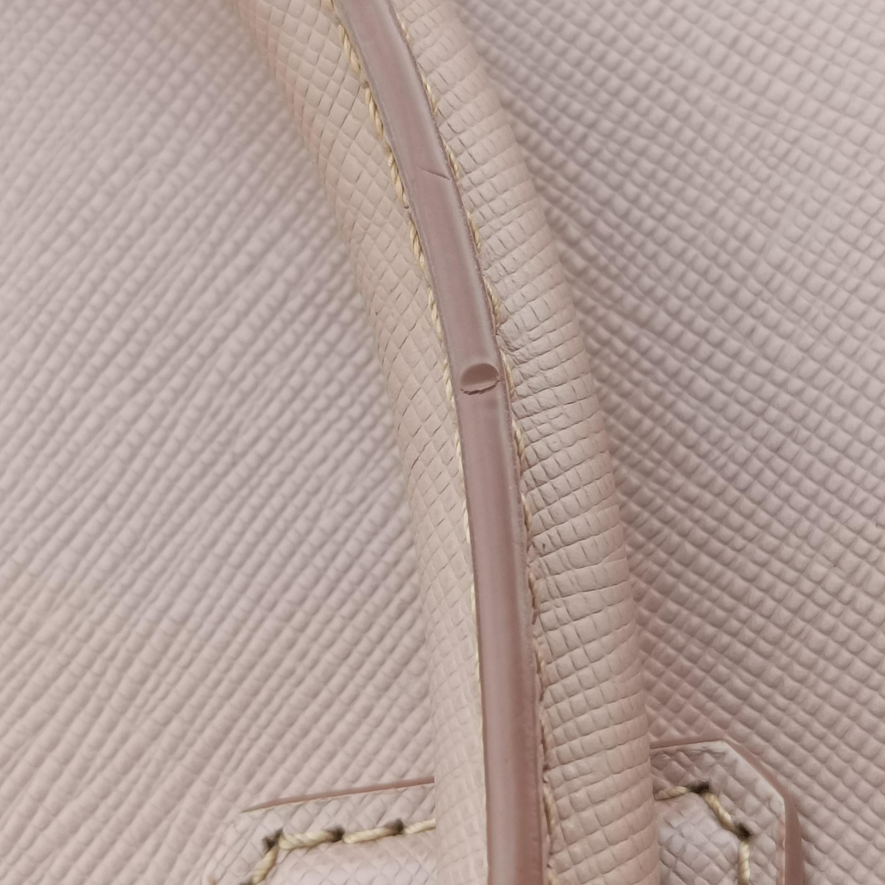 Vintage Prada Galleria Pink SAFFIANO Leather BN1801 shoulderbag | stylenewstar