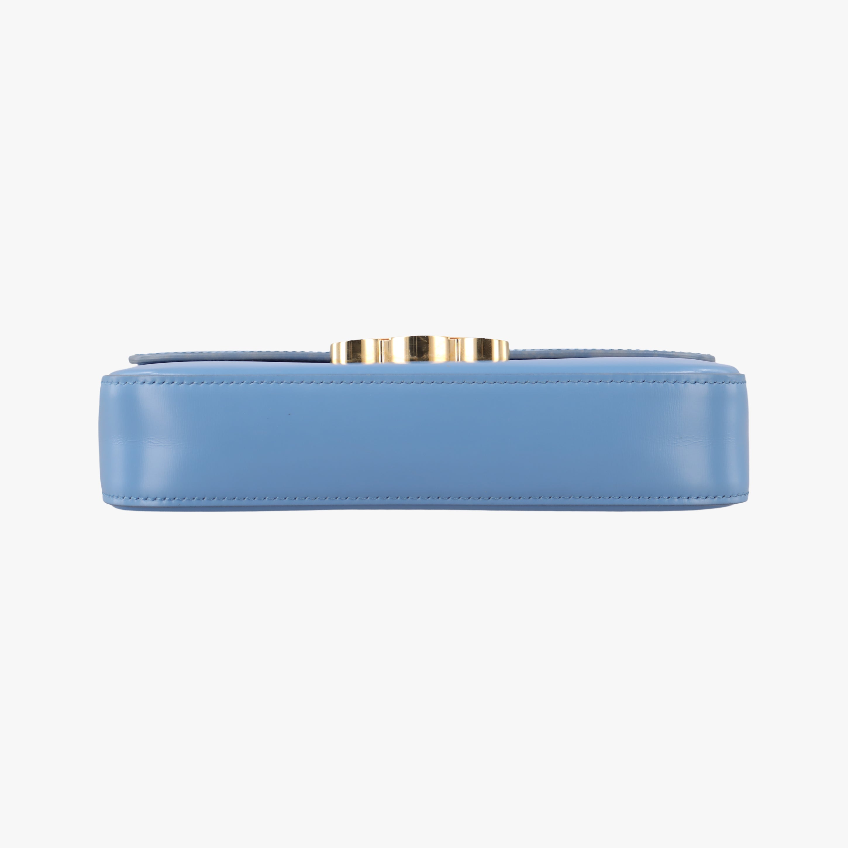 Vintage Celine Teen Triomphe Blue Leather  shoulderbag | stylenewstar